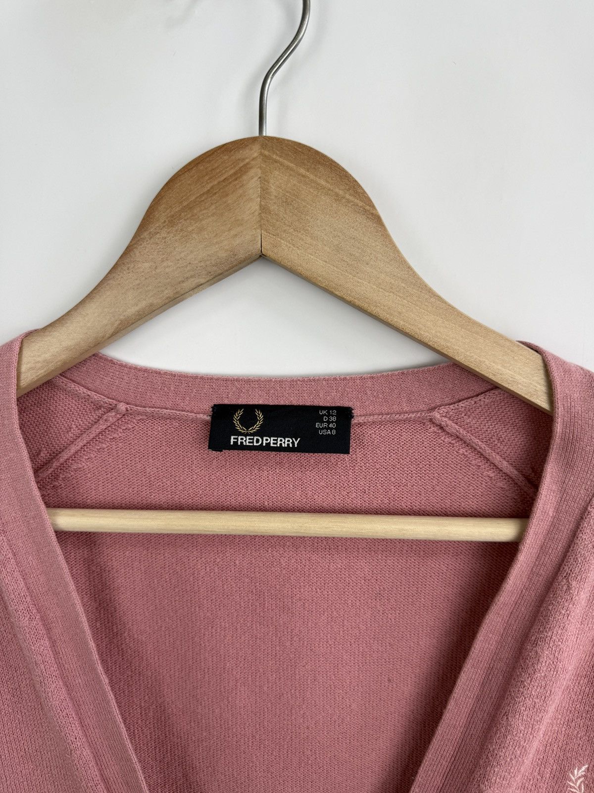 Fred Perry 🇬🇧 Vintage Fred Perry Women’s Cardigan Rare Retro Hype Y2K Size M / US 6-8 / IT 42-44 - 5 Thumbnail