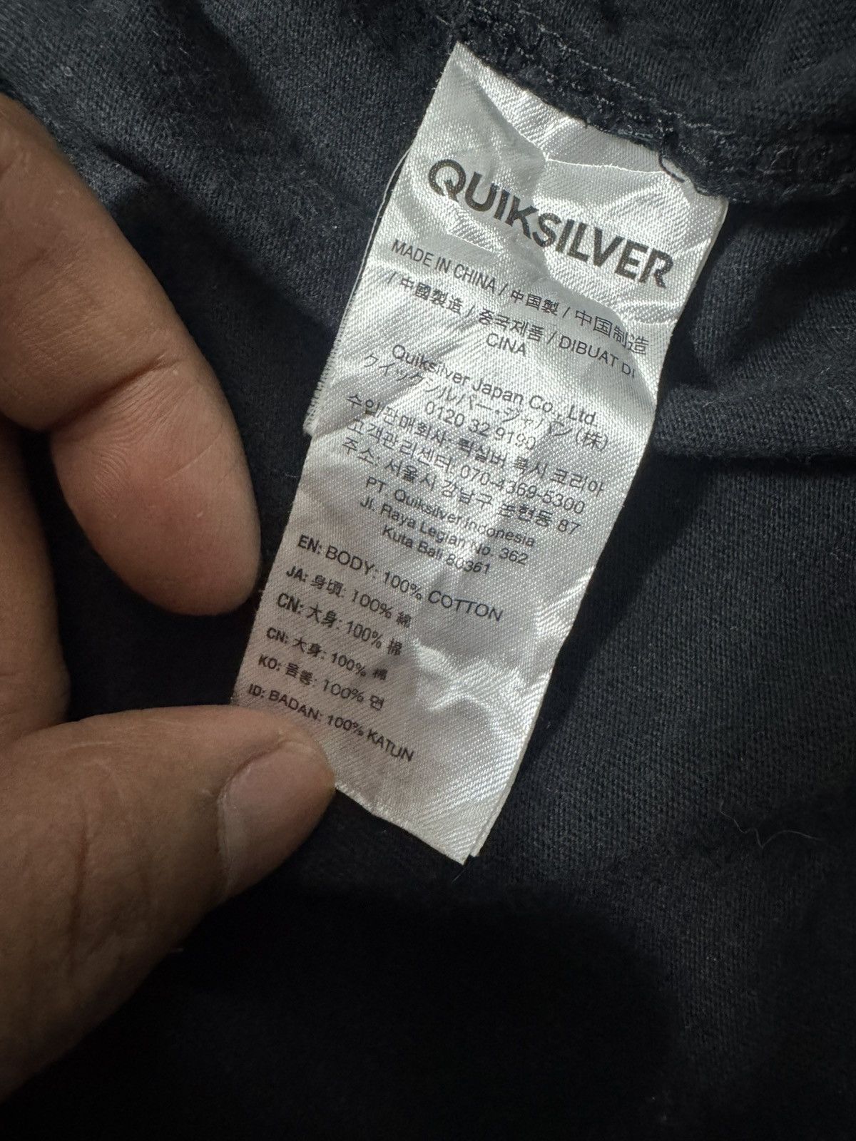 Quicksilver × Quiksilver Quicksilver longsleeve bigprint Size US L / EU 52-54 / 3 - 4 Thumbnail