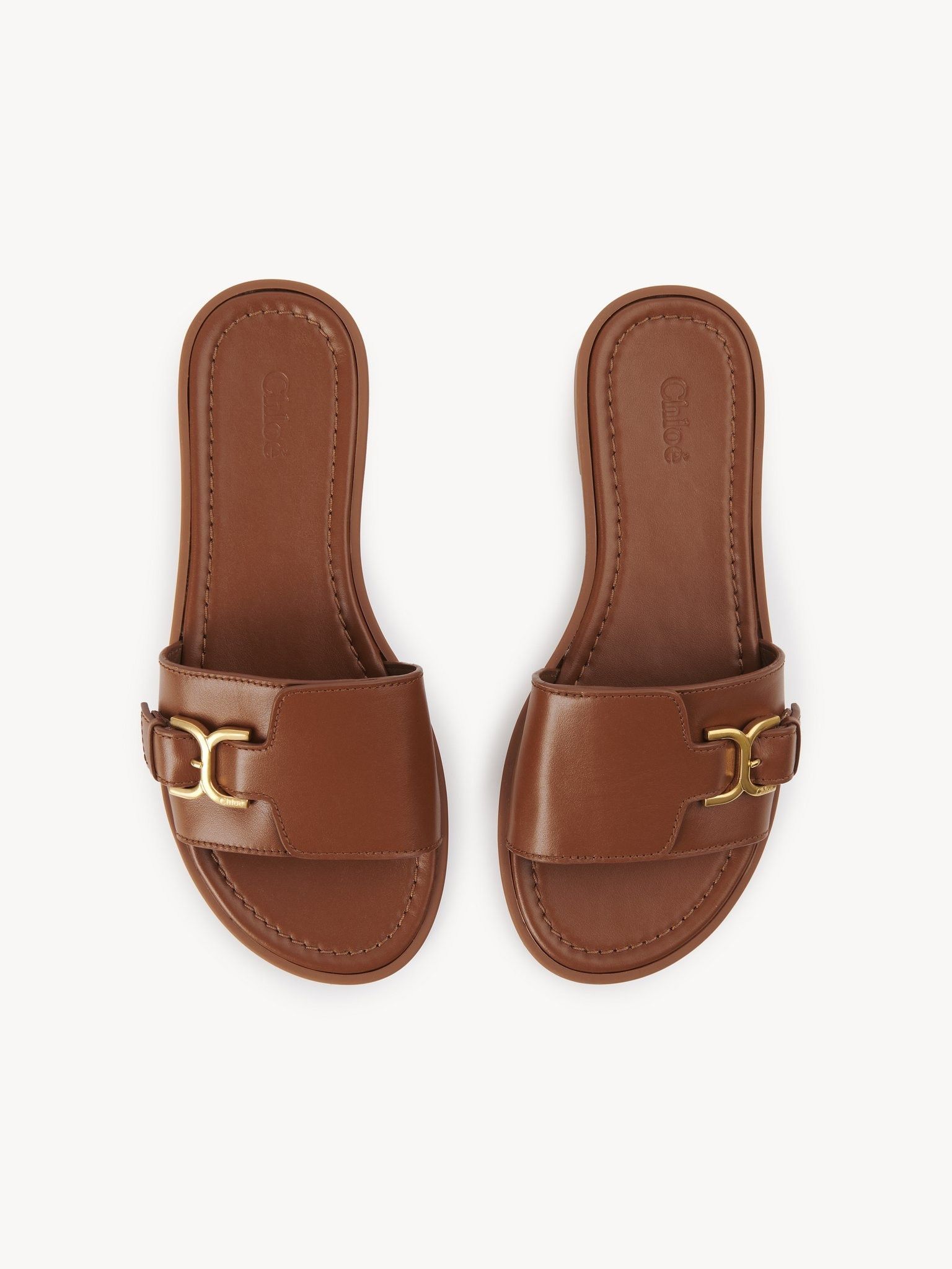 Chloe oc11z0625 Marcie Slides in Brown Size US 11 / IT 41 - 3 Thumbnail
