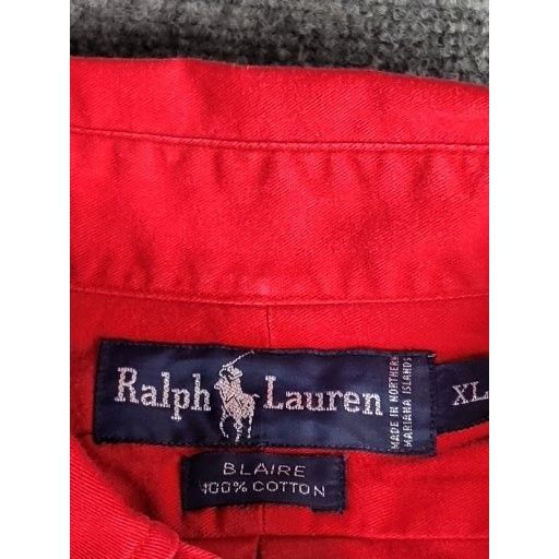 Polo Ralph Lauren Polo Ralph Lauren Blaire Button Up Shirt Men Sz XL Red Colla Size US XL / EU 56 / 4 - 6 Thumbnail