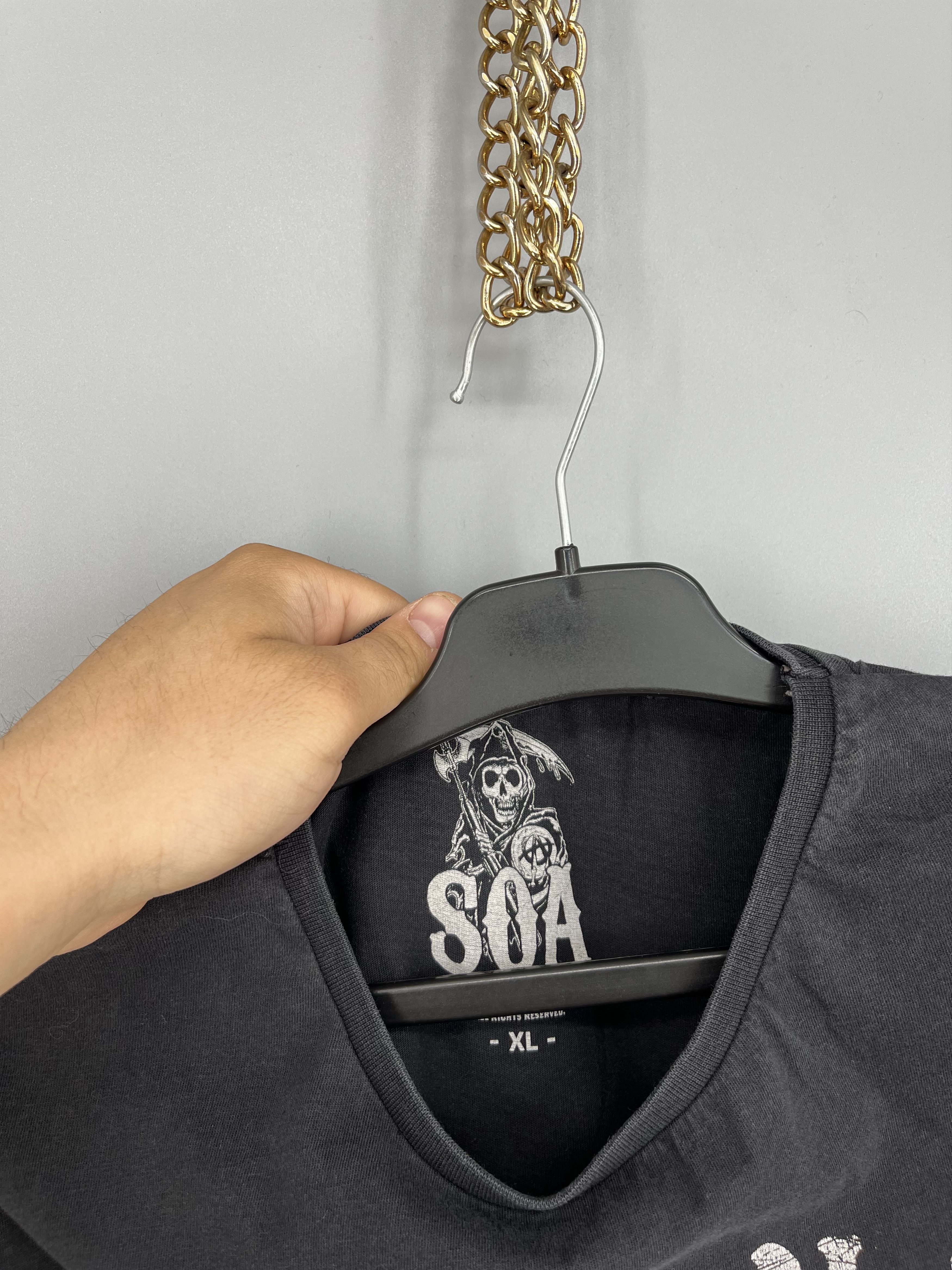 Band Tees Vintage SOA Sons Of Anarchy Vintage Band Graphic Tee Faded Size US XL / EU 56 / 4 - 8 Thumbnail