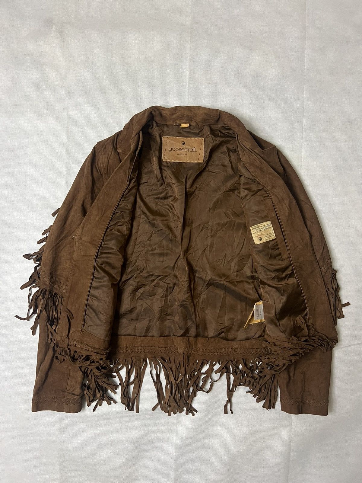GOOSECRAFT Vtg Goosecraft Suede Leather Jacket Western Motorcycle Size S / US 4 / IT 40 - 7 Thumbnail