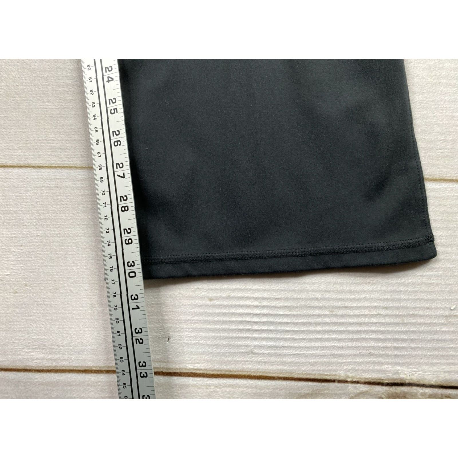 Vintage Danskin Leggings Womens XL Black Yoga Bootcut Pull On Crossover Waist Activeware Size 40" / US 18 - 5 Thumbnail