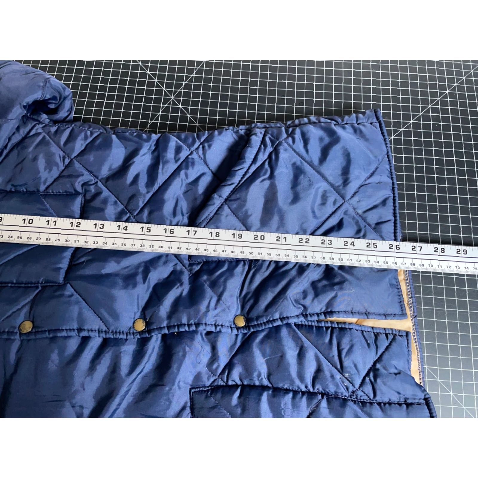 Vintage VINTAGE Marshall Jacket 60s Gamemaster Quilted Short Bomber Jacket Blue Snap Button Men Small Size US S / EU 44-46 / 1 - 6 Thumbnail