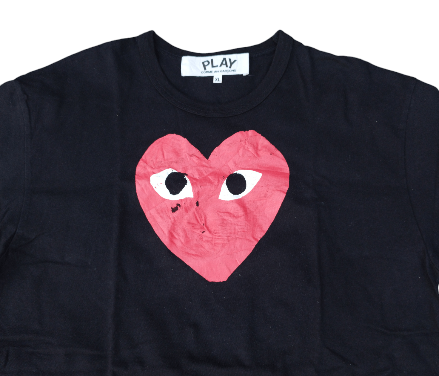 Comme des Garcons × Comme des Garcons PLAY × Junya Watanabe Comme des garcons play big logo t-shirt Size US XL / EU 56 / 4 - 2 Thumbnail
