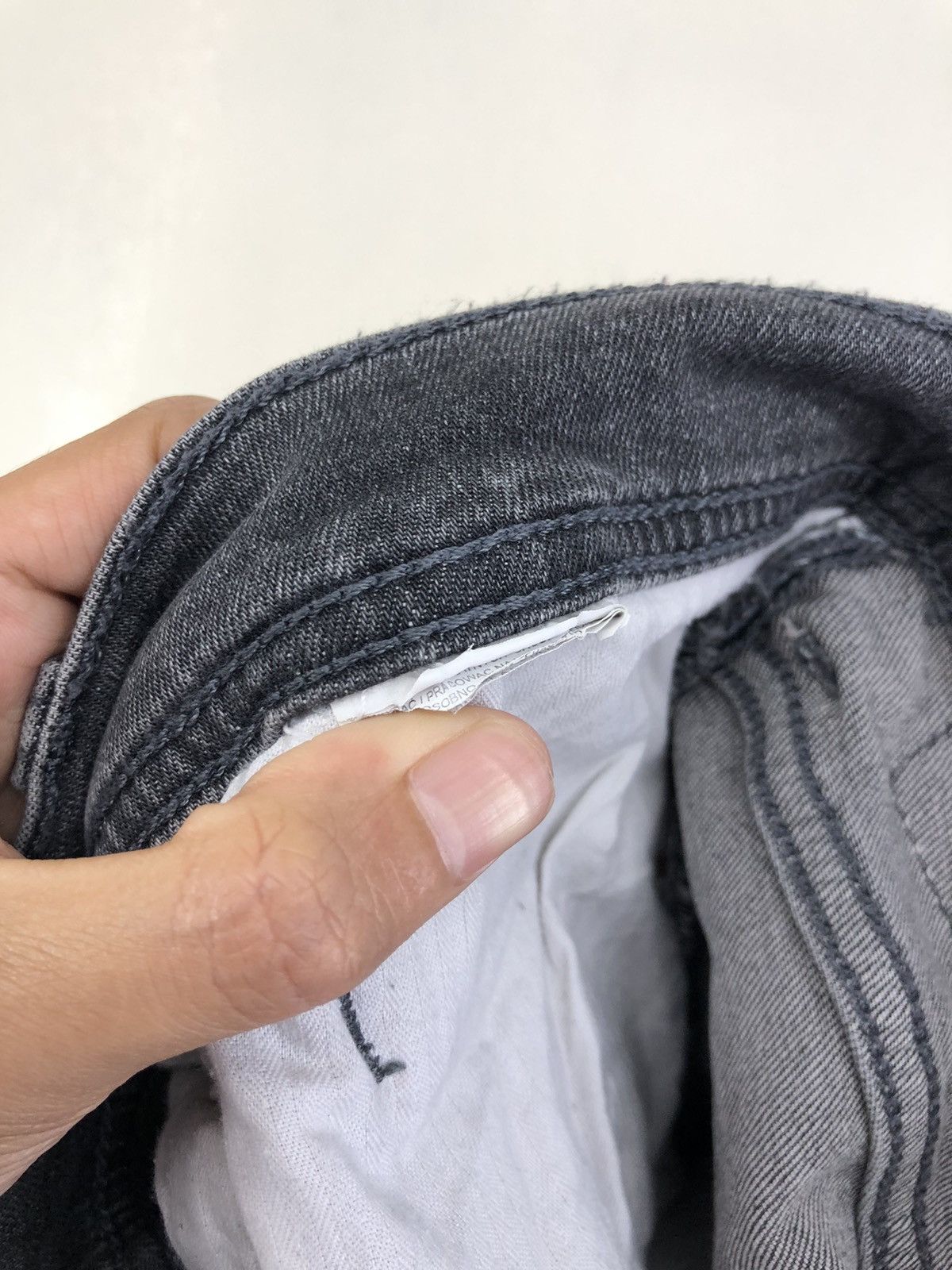 Mustang 90s Mustang True Denim Faded Black Jeans Size US 34 / EU 50 - 13 Thumbnail