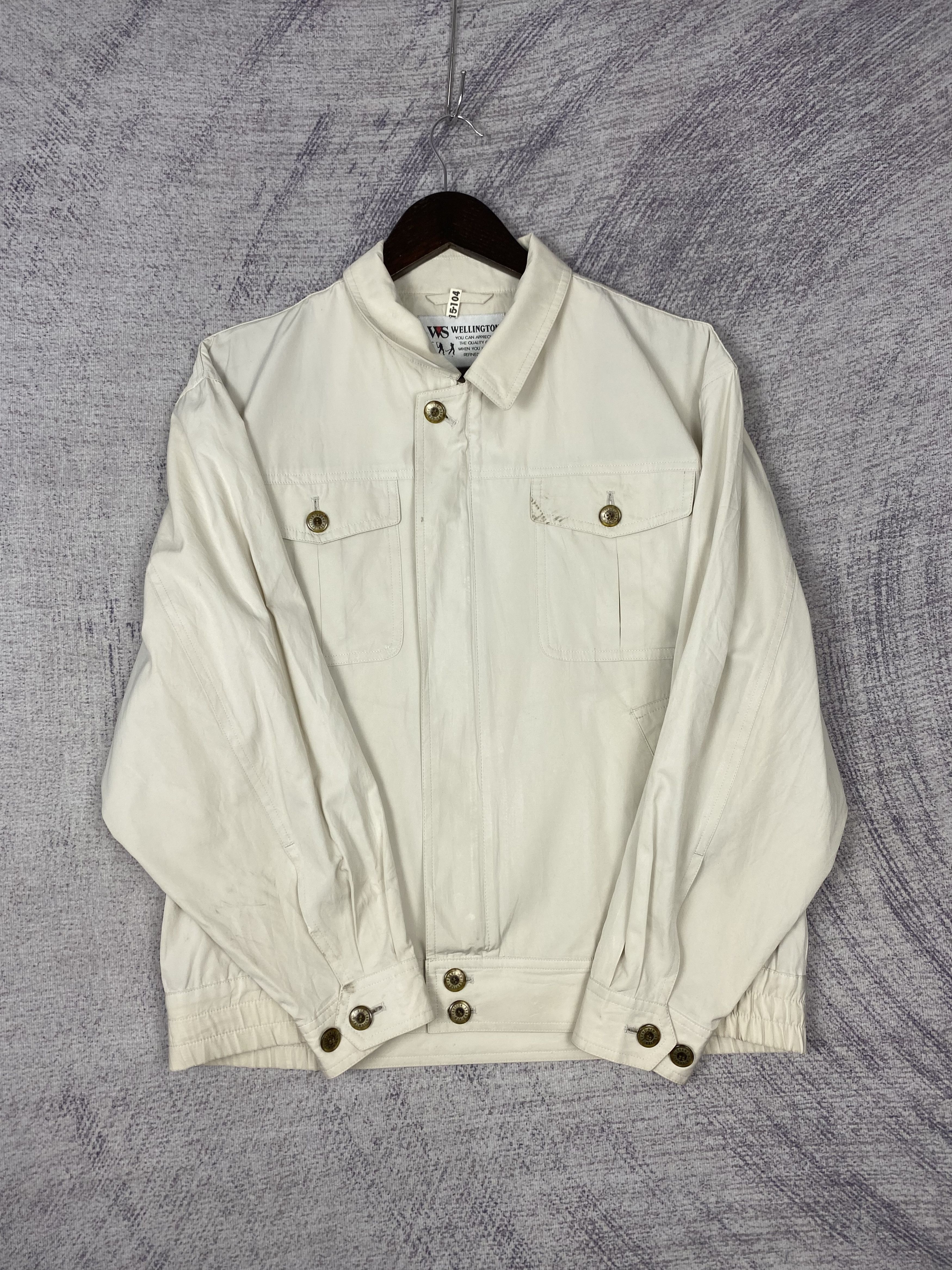 Japanese Brand Vintage Wellington Multi Pocket Light Jacket Size US M / EU 48-50 / 2 - 5 Thumbnail