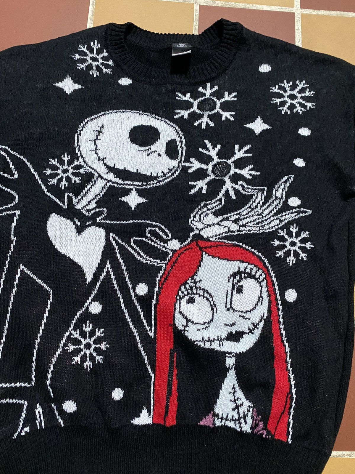 Disney Vintage Nightmare Before Christmas Light Up Sweater Y2K Size US XXL / EU 58 / 5 - 2 Thumbnail
