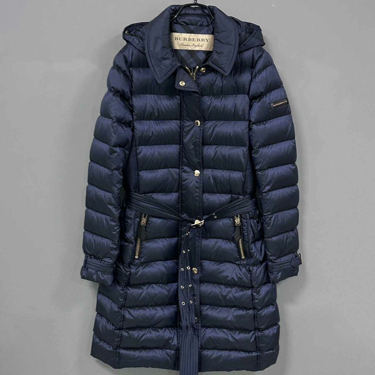 Burberry Burberry Down Blue Belt S Women Size S / US 4 / IT 40 - 1 Thumbnail