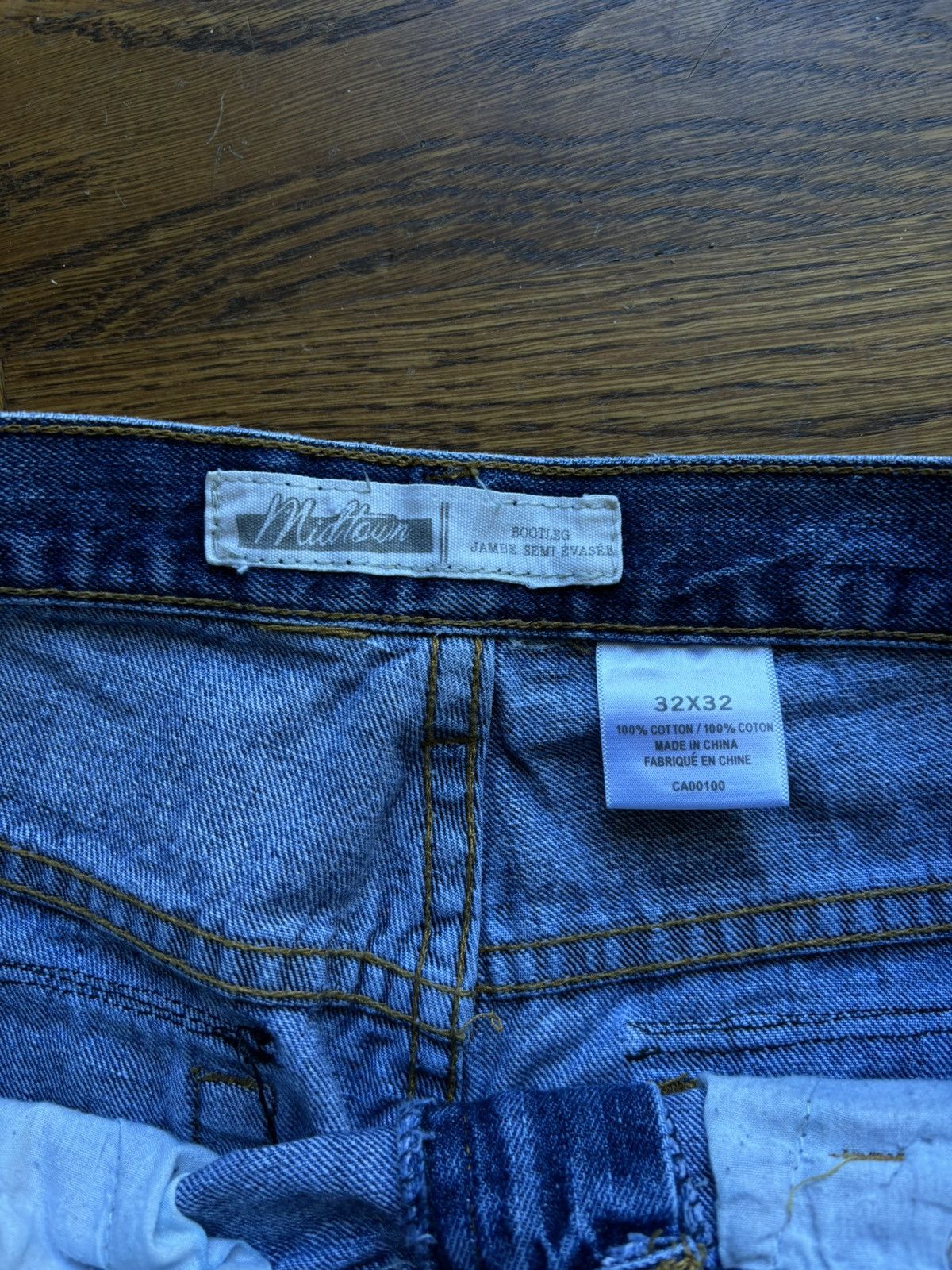 Gap × Old Navy × Vintage Vintage Boot Cut Jeans Lightwash Heel Drag 90s Y2K Wide Leg Size US 31 - 8 Thumbnail
