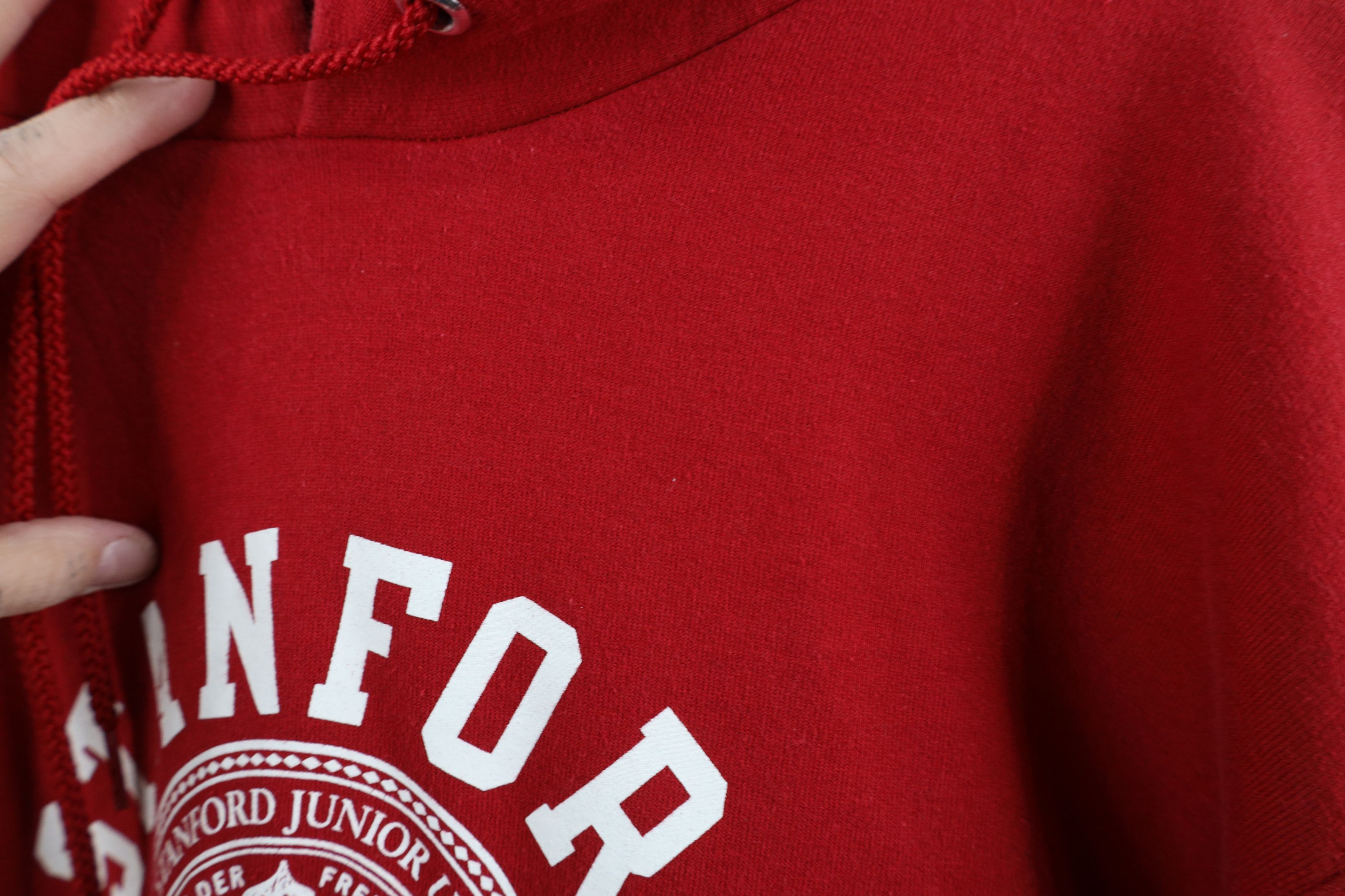 Champion Vintage Champion Stanford University Hoodie Sweatshirt Red Size US XL / EU 56 / 4 - 9 Thumbnail