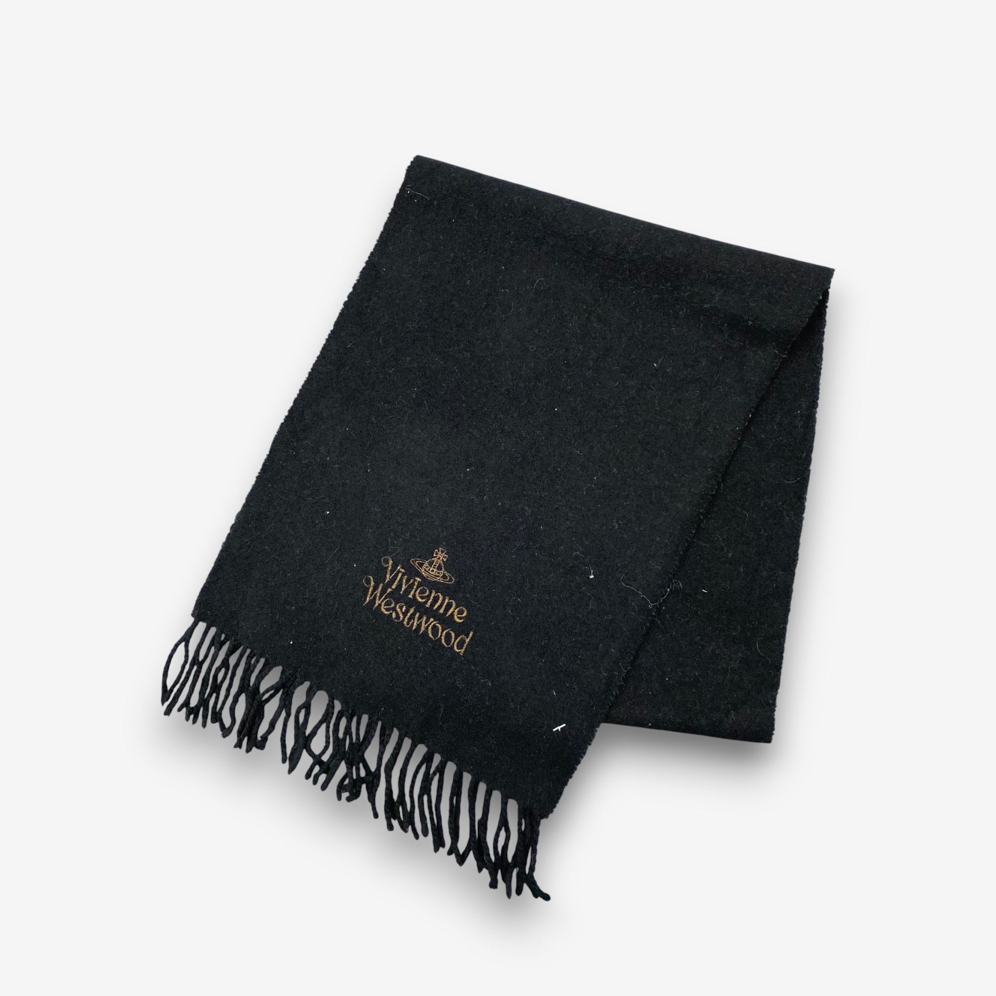 Vivienne Westwood Vintage Vivienne Westwood Scarf Muffler Orbs Wool Scarves Size ONE SIZE - 3 Thumbnail