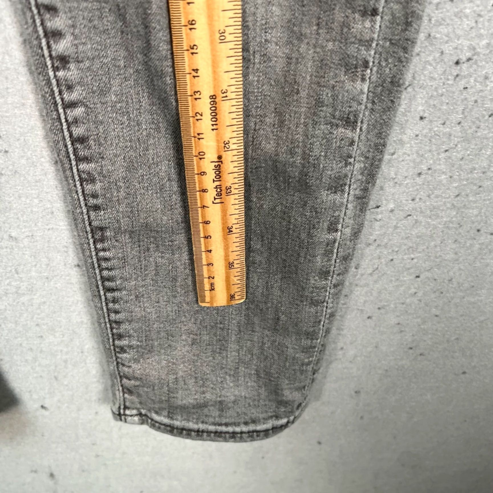 Levi's Levi's 510 Slim Jeans Mens 32x30 Denim Gray Wash - 5-Pocket Regular Fit Shirt? Size US 32 / EU 48 - 7 Thumbnail