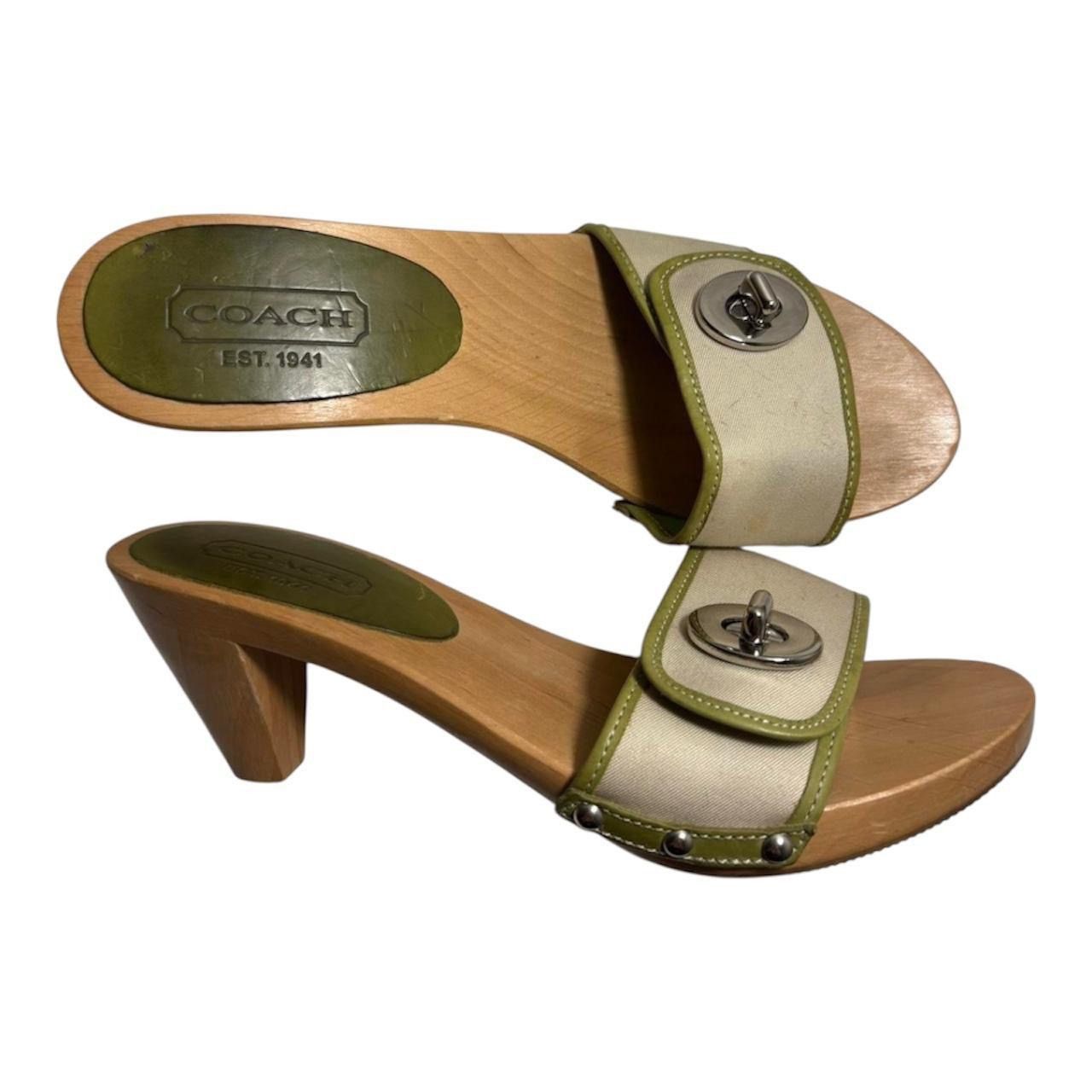 Coach coach wooden heels Size US 6 / IT 36 - 1 Thumbnail