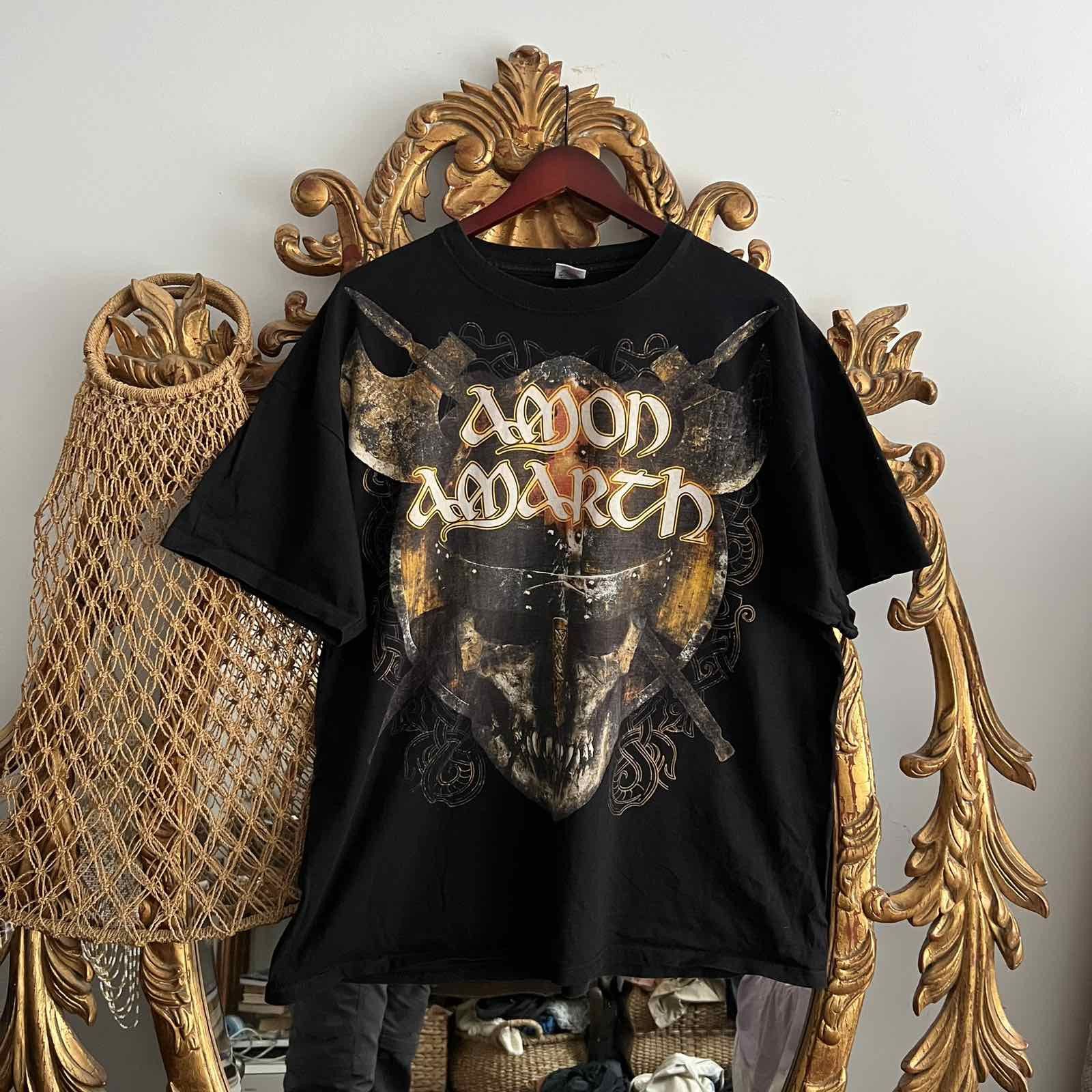 Band Tees Vintage 2000’s Amon Amarth Band T Shirt Sz XXL Size US XXL / EU 58 / 5 - 1 Thumbnail