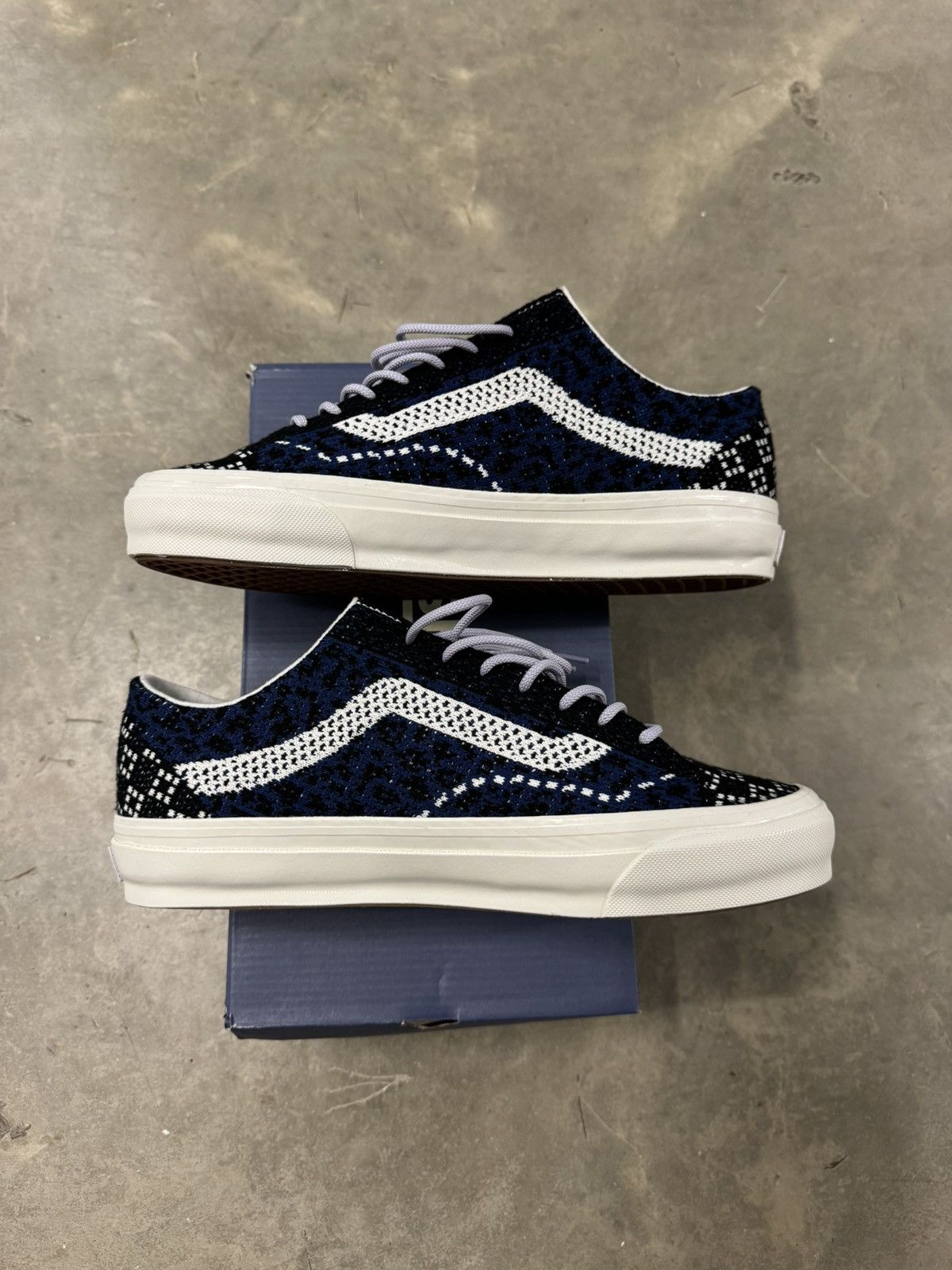 Vans Vans Old Skool Premium Knit Pack Cheetah Navy Blue Size 10 Size US 10 / EU 43 - 3 Thumbnail
