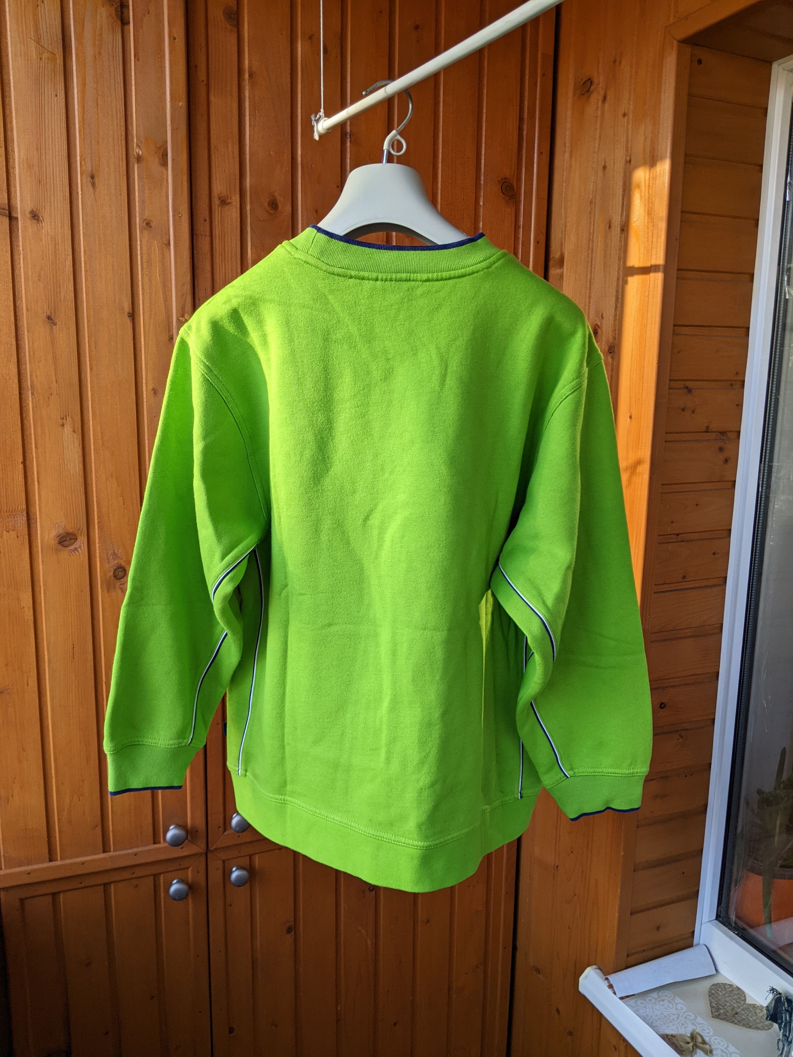 Ellesse RARE Ellesse Sweatshirt Big Logo Vintage 90s Oversize Green Size US S / EU 44-46 / 1 - 6 Thumbnail