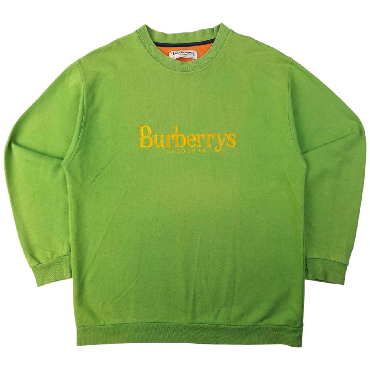 Burberry Vintage Burberry Embroidered Sweatshirt Size L Size US L / EU 52-54 / 3 - 1 Thumbnail