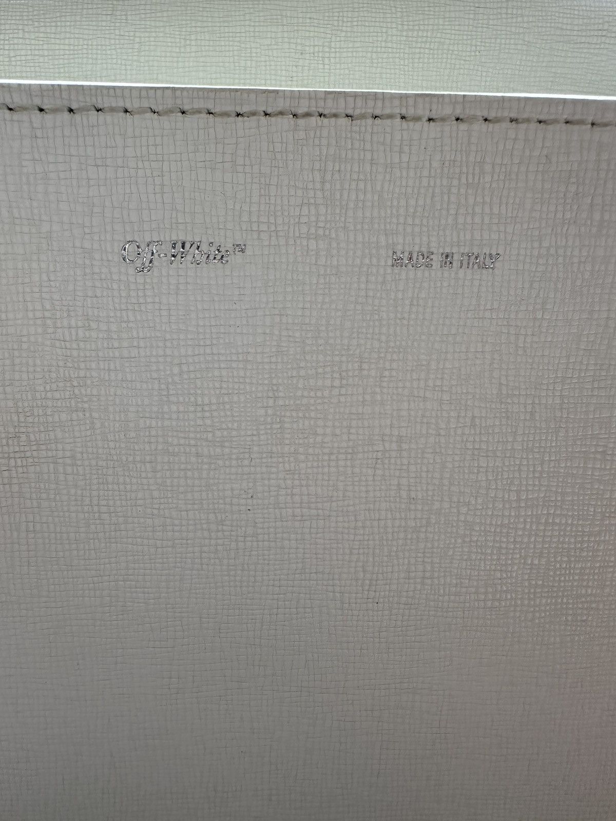Off-White Off-White Diagonal Binder Clip Bag Size ONE SIZE - 4 Thumbnail