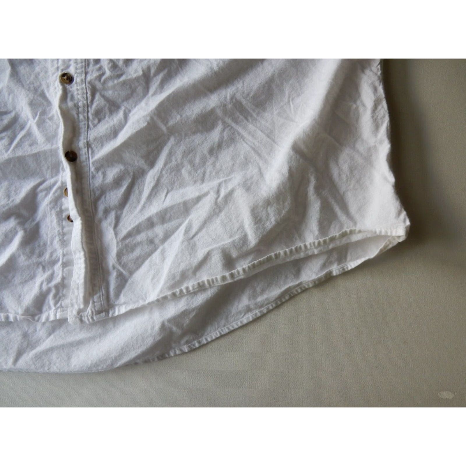Bugle Boy VINTAGE Bugle Boy Men's Short Sleeve Cotton Button-Up Shirt 3XL White Ecuador Size US XXL / EU 58 / 5 - 2 Thumbnail
