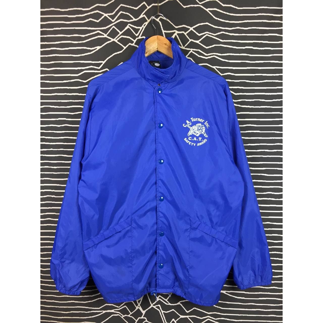 Vintage Vtg Aristo Jac Made In Usa Snap Button Windbreaker Jacket Size US L / EU 52-54 / 3 - 1 Thumbnail