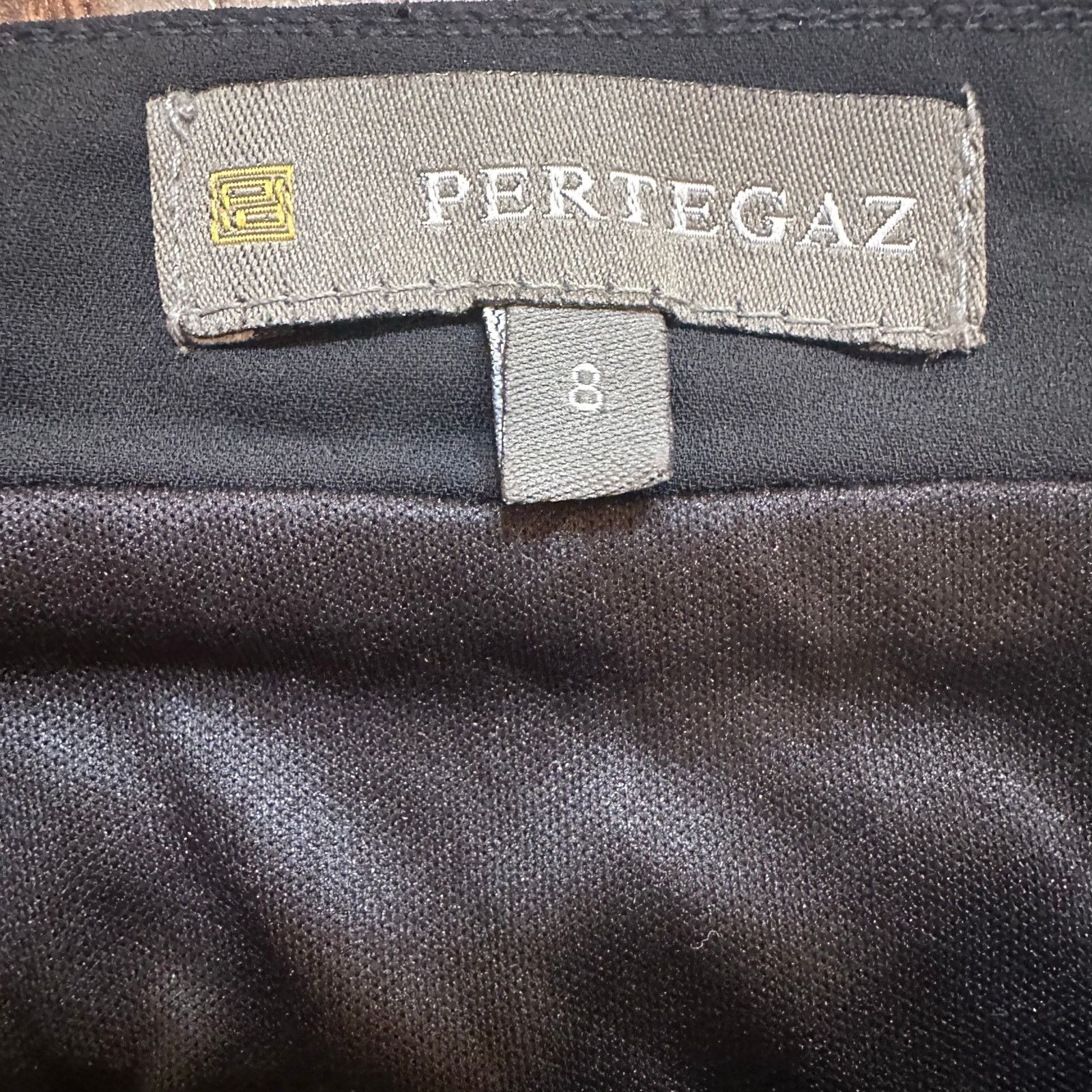 Other Pertegaz Sequin Black Stripe Skirt sz 8 Midi Pencil Skirt Size 30" / US 8 / IT 44 - 8 Thumbnail