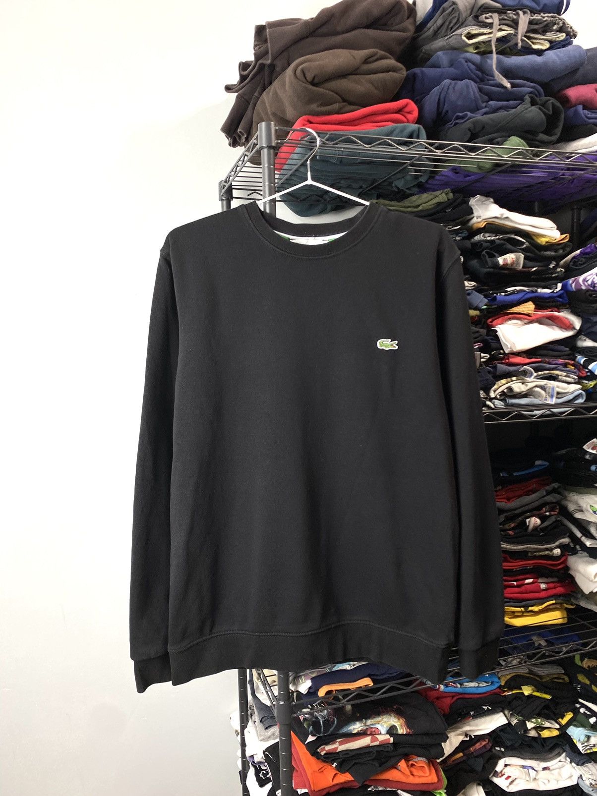 Lacoste Lacoste Sweatshirt Black Hype Y2K Size US L / EU 52-54 / 3 - 1 Thumbnail