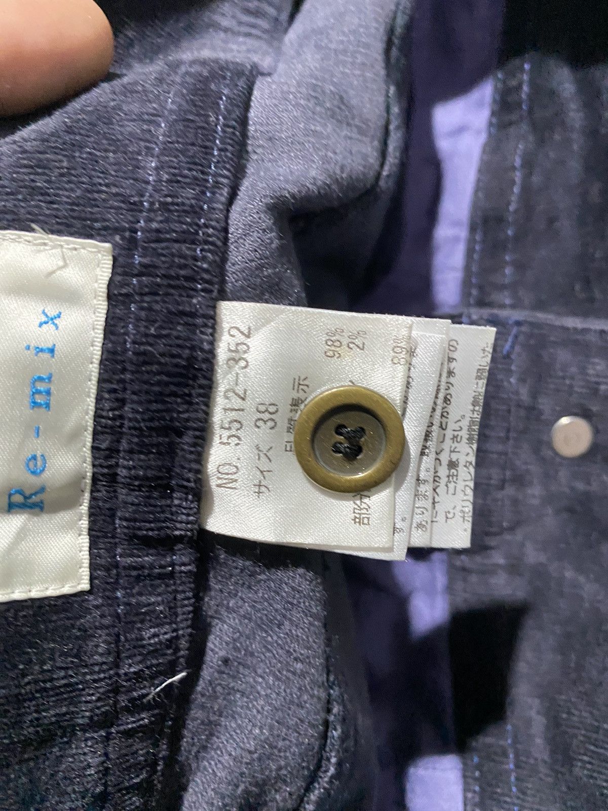 If Six Was Nine × Japanese Brand × Le Grande Bleu (L.G.B.) Re-mix Flared Corduroy Pants Size US 28 / EU 44 - 8 Thumbnail