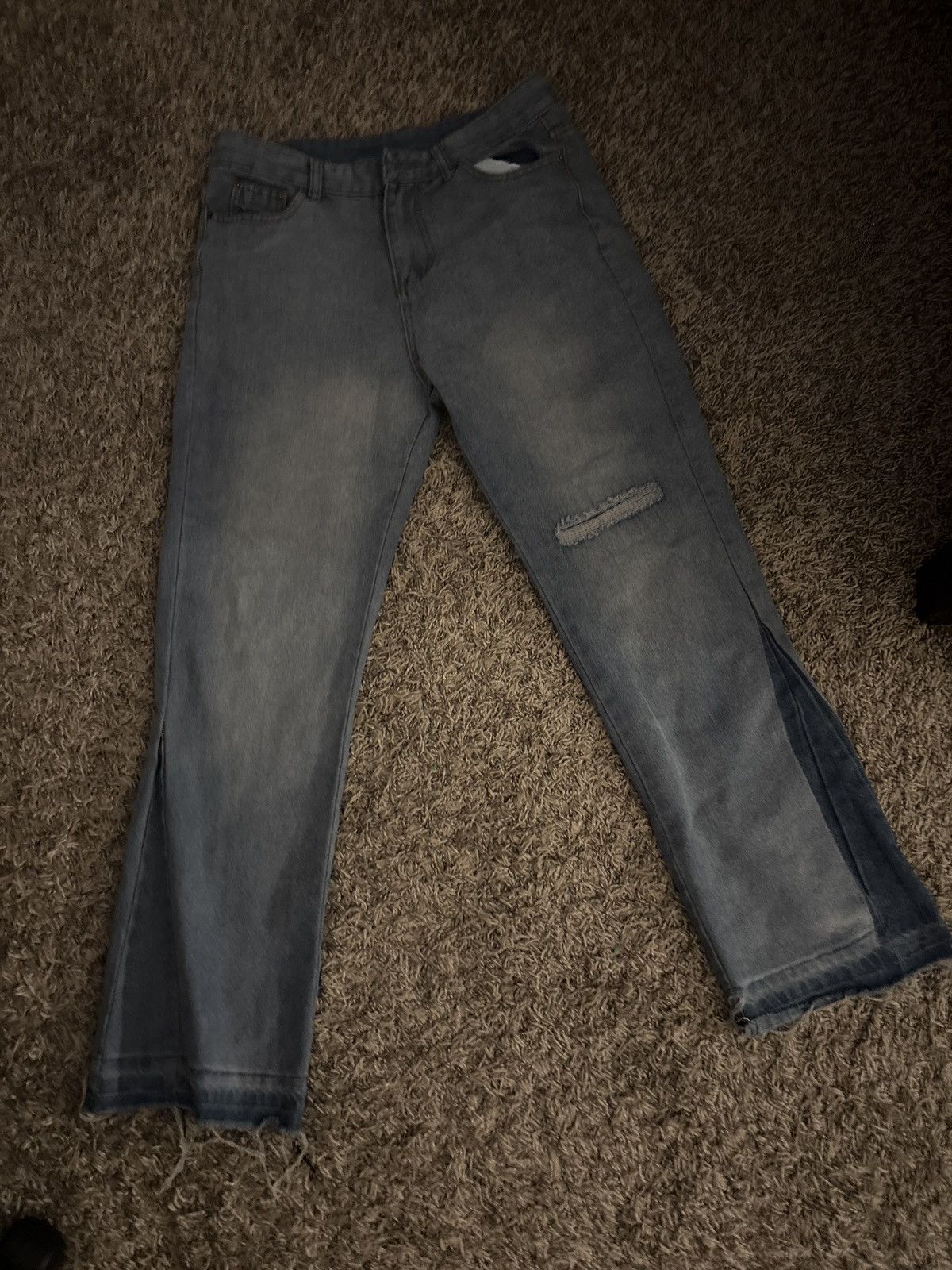 Other flared baggy washed blue jeans Size US 29 - 1 Thumbnail