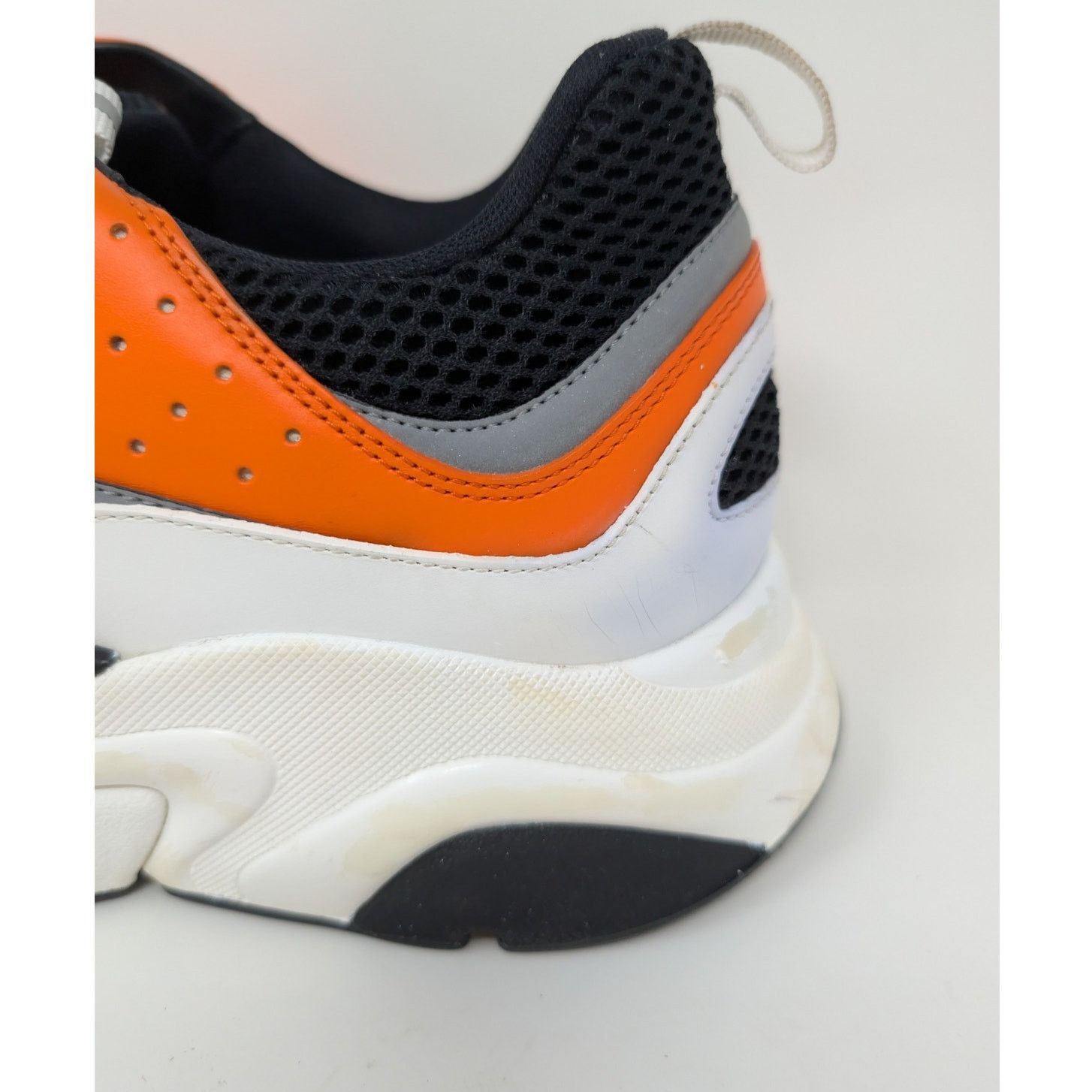Christian Dior B22 Sneaker Orange Grey White Mesh Chunky Trainer Dior B22 Reflective Sneaker  main image 2