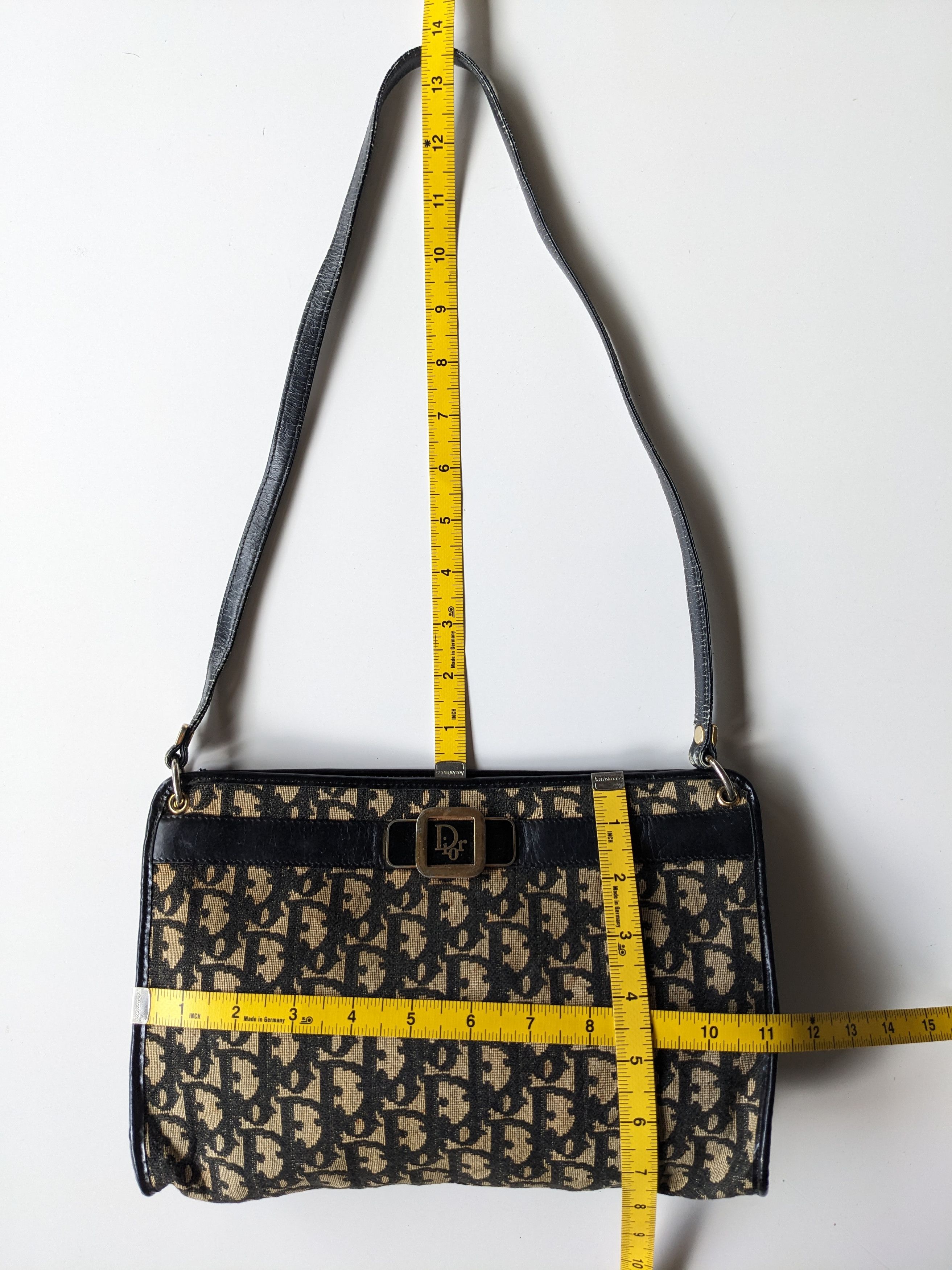 Dior × Vintage Vintage Christian Dior Trotter shoulder bag Size ONE SIZE - 12 Thumbnail