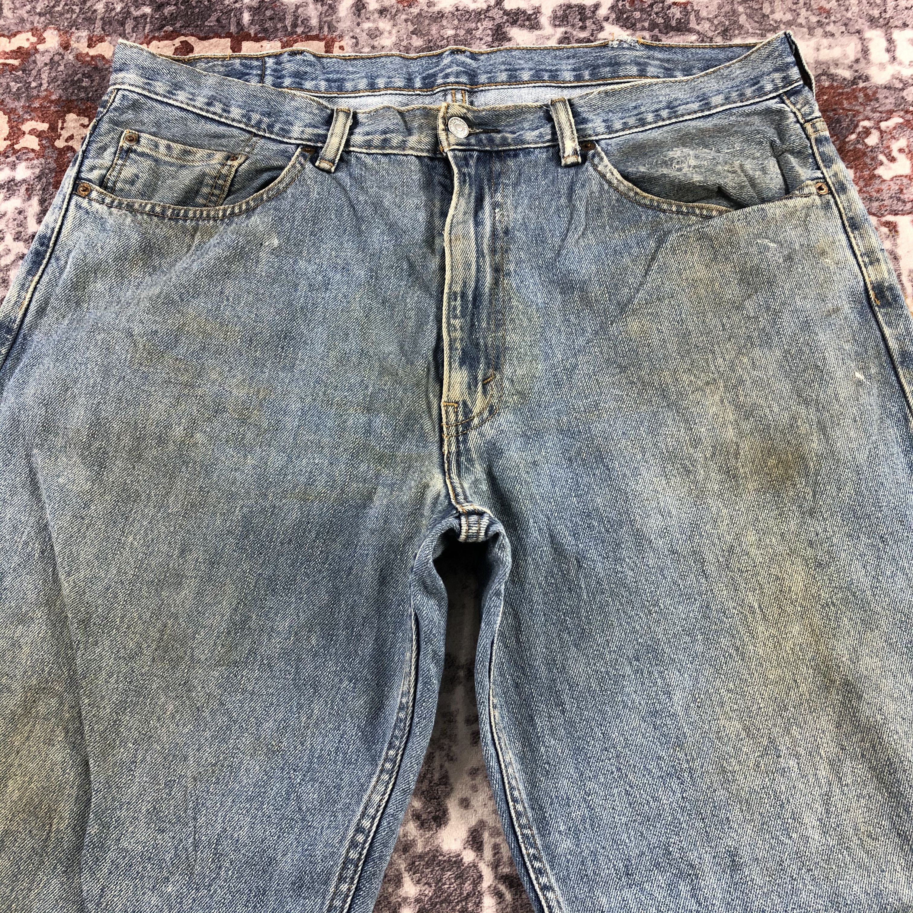 Levi's × Vintage Vintage Blue Wash Levis 550 Jeans-JM3171 Size US 39 - 3 Thumbnail