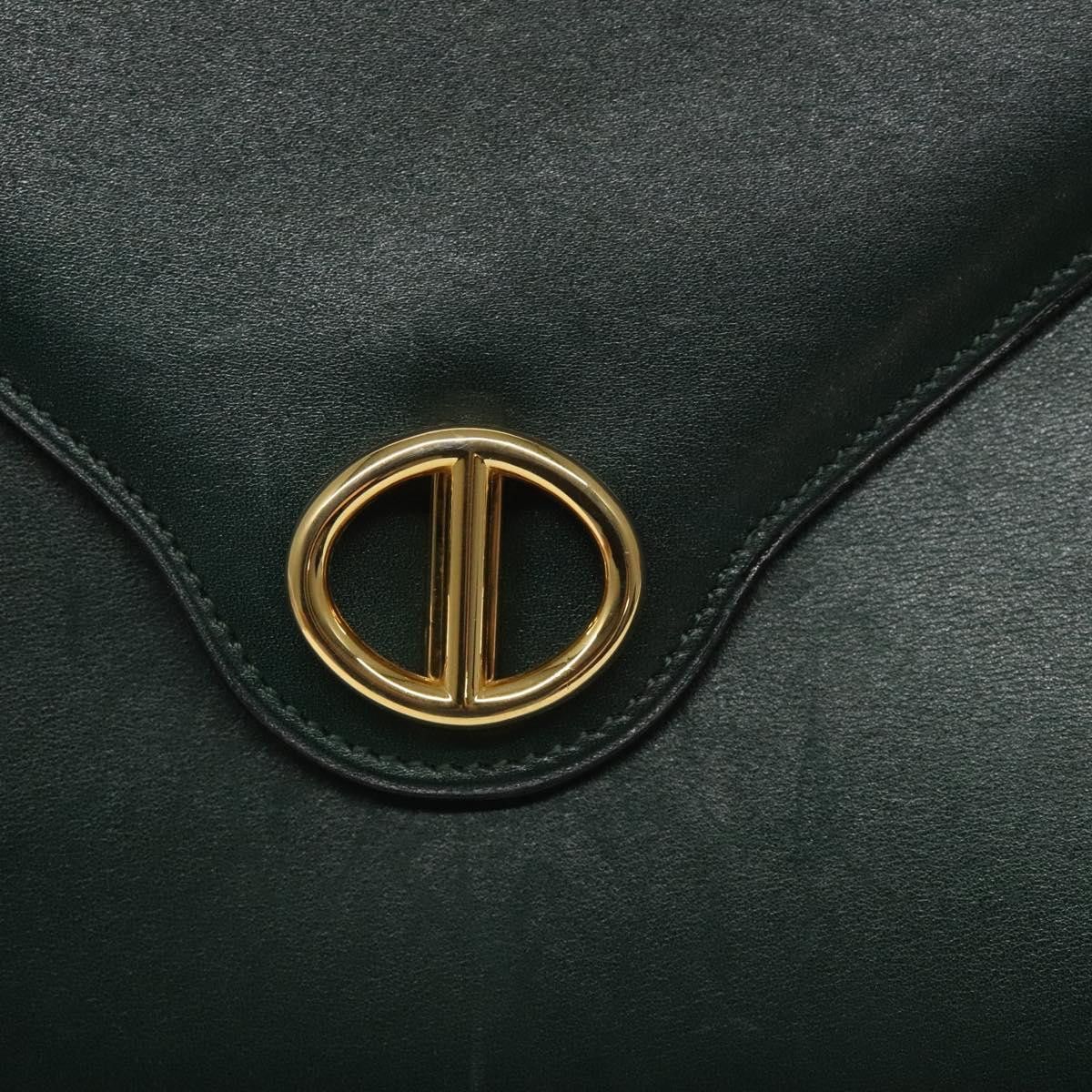 Dior DIOR Hand Bag Leather Green Gold Size ONE SIZE - 14 Thumbnail