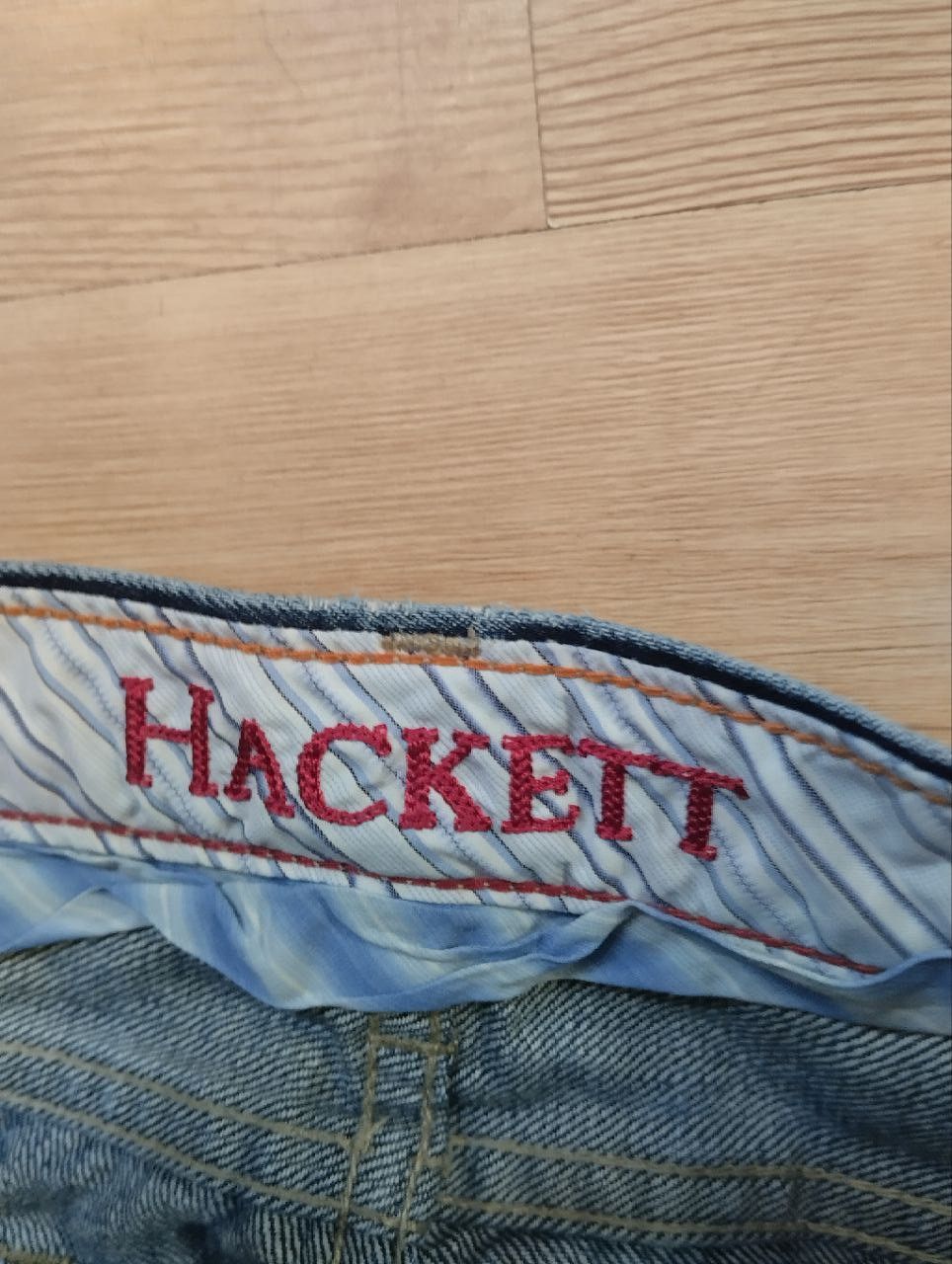 Hackett Custom Menswear Blue Denim Jeans Size US 34 / EU 50 - 3 Thumbnail