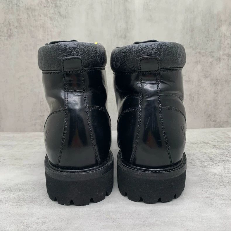 Louis Vuitton lv black high top martin boots-2508 Size US 10 / EU 43 - 7 Thumbnail