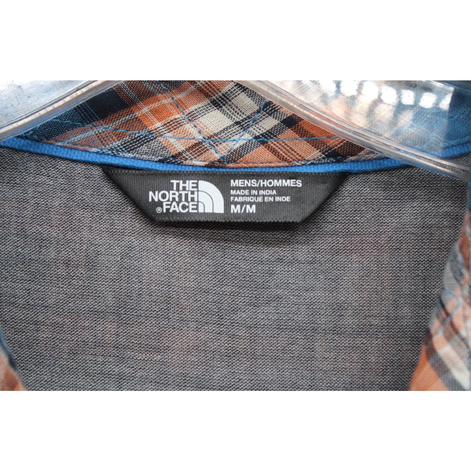 The North Face The North Face Button Down Shirt Men’s Medium Blue Rust Plaid Short Sleeve Size US M / EU 48-50 / 2 - 4 Thumbnail