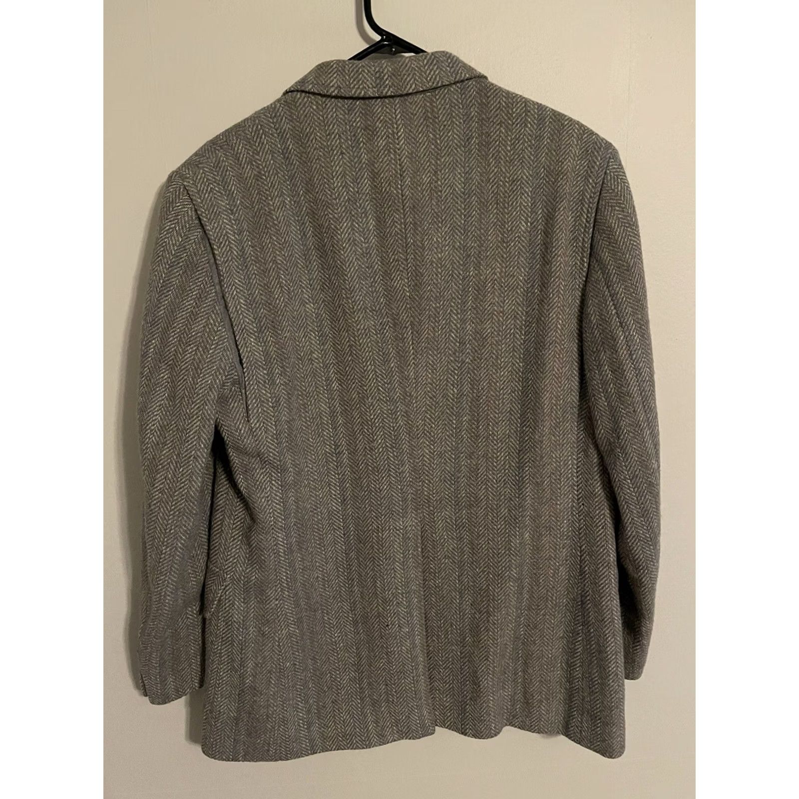 Pendleton VINTAGE Pendleton USA Wool Tweed Herringbone Blazer Suit Jacket Coat Men's 42 Size 42R - 3 Thumbnail