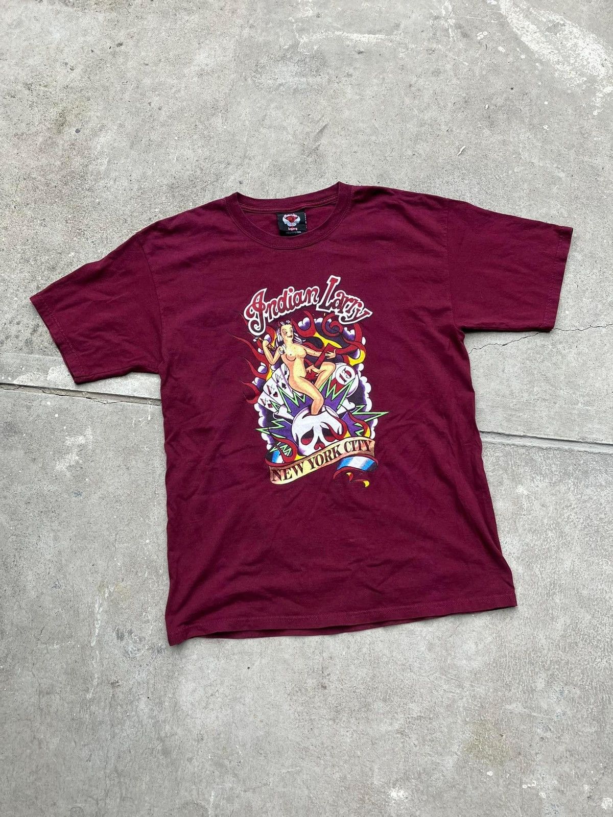 Indian Motorcycle × Vintage Indian larry t-shirt Size US L / EU 52-54 / 3 - 2 Thumbnail