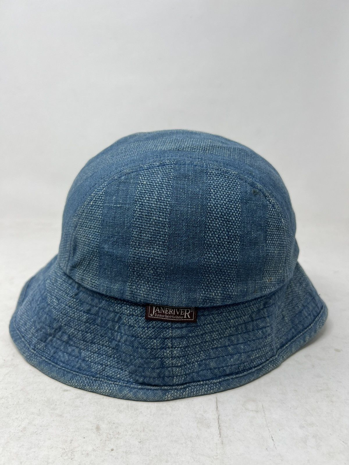 Japanese Brand Janeriver Kendo Indigo Workwear Bucket Hat Cap Size ONE SIZE - 1 Thumbnail