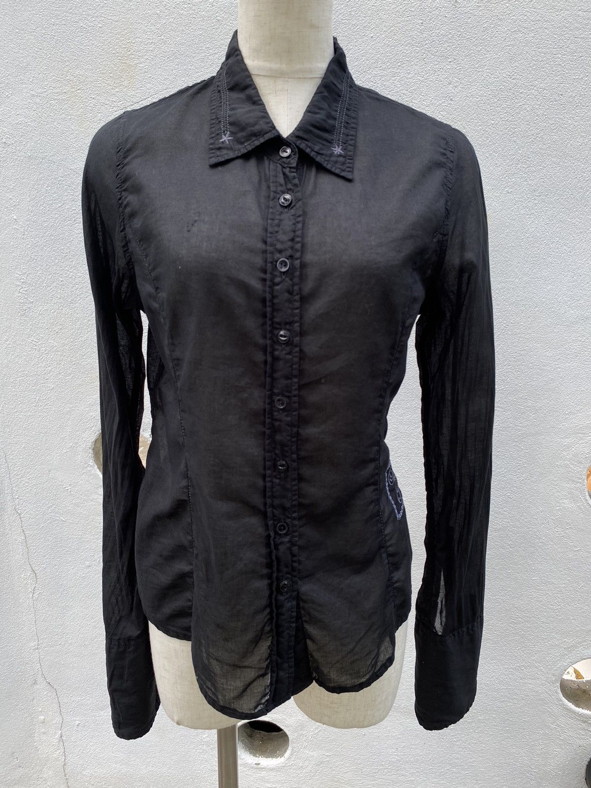 Marithe + Francois Girbaud MARITHE FRANÇOIS GIRBAUD black shirt Size ONE SIZE - 1 Thumbnail