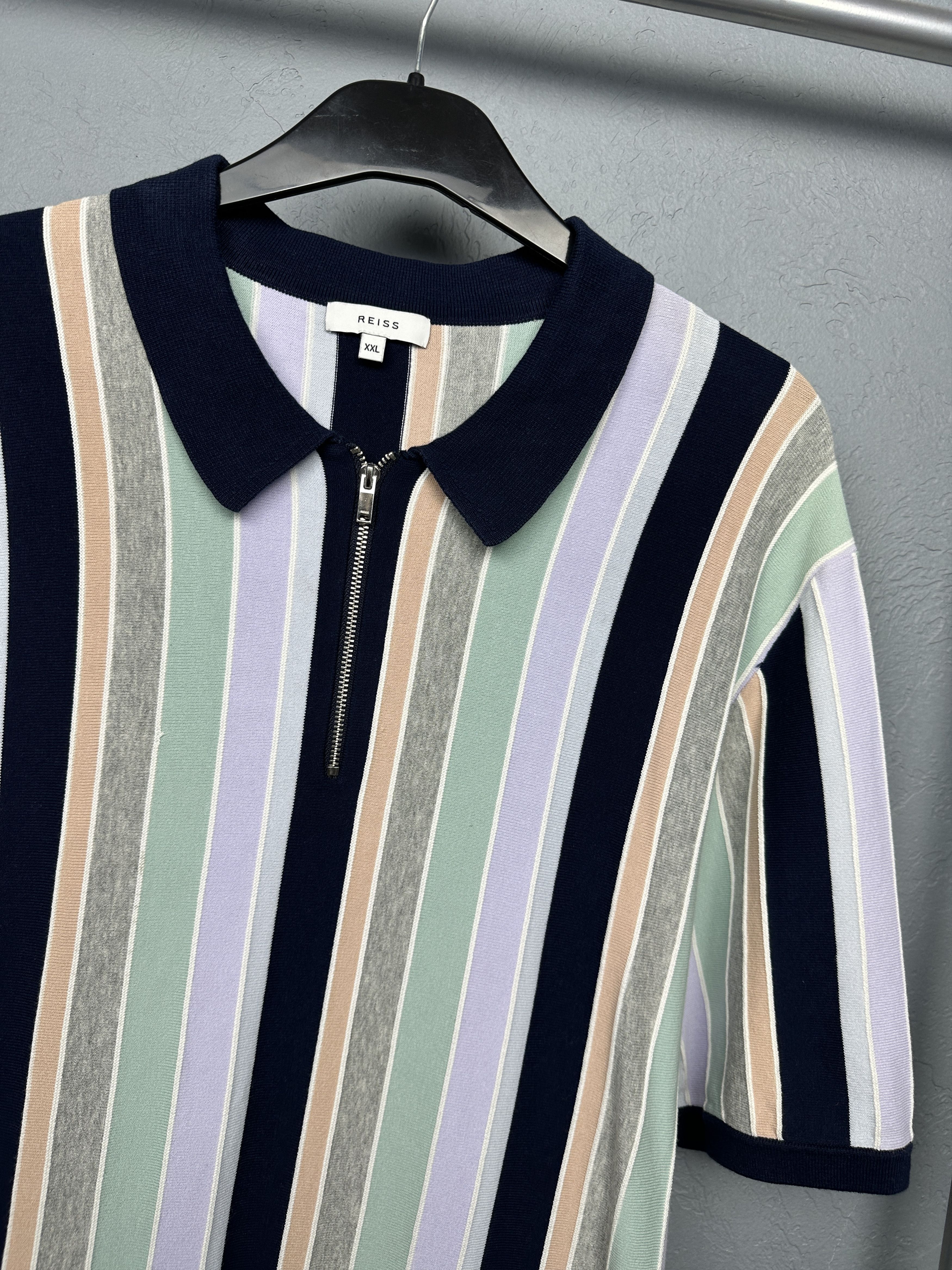 Reiss Reiss Mens Knit Polo Shirt Size US XXL / EU 58 / 5 - 2 Thumbnail