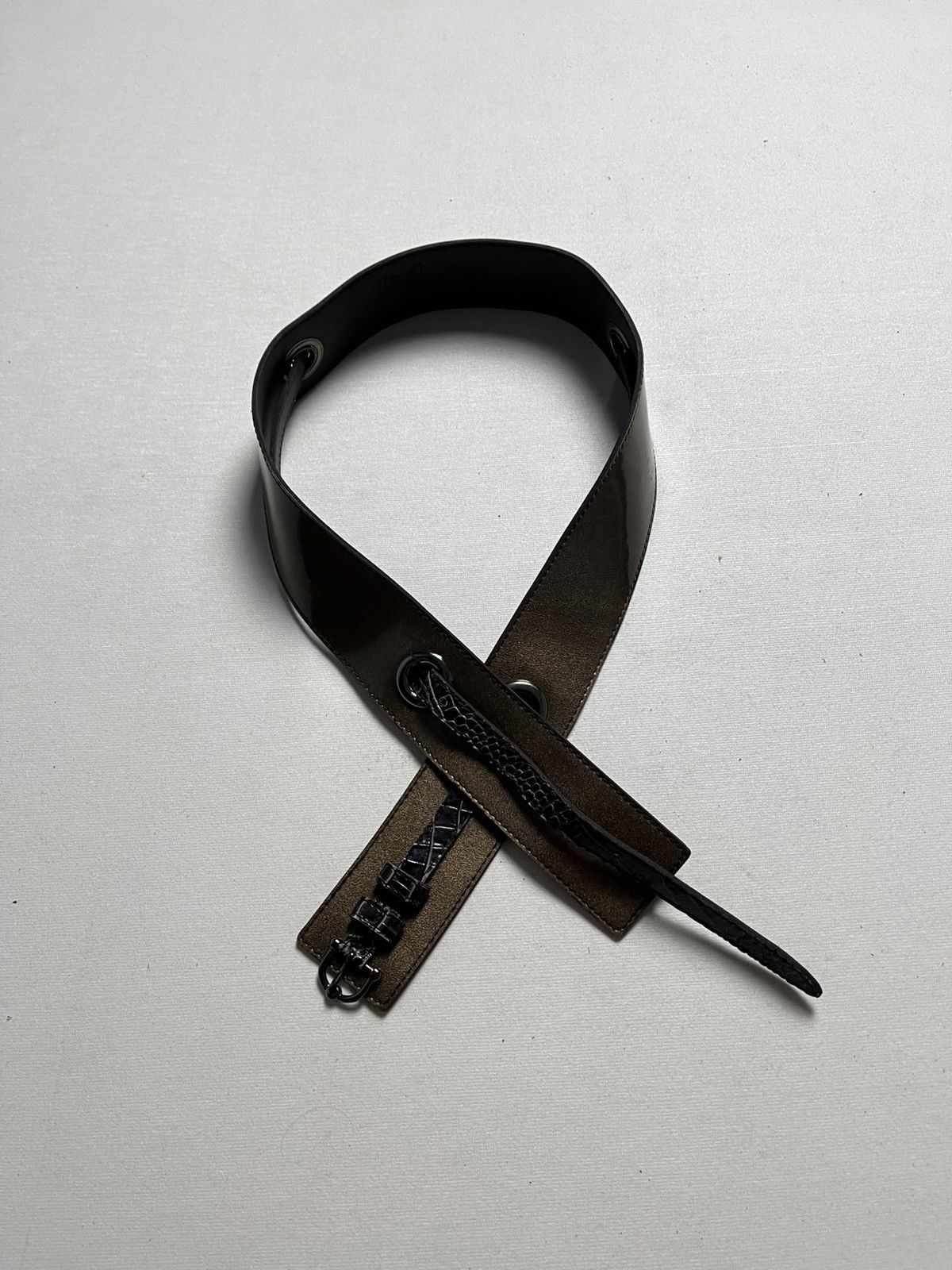 Japanese Brand Vintage wide belts Size ONE SIZE - 1 Thumbnail