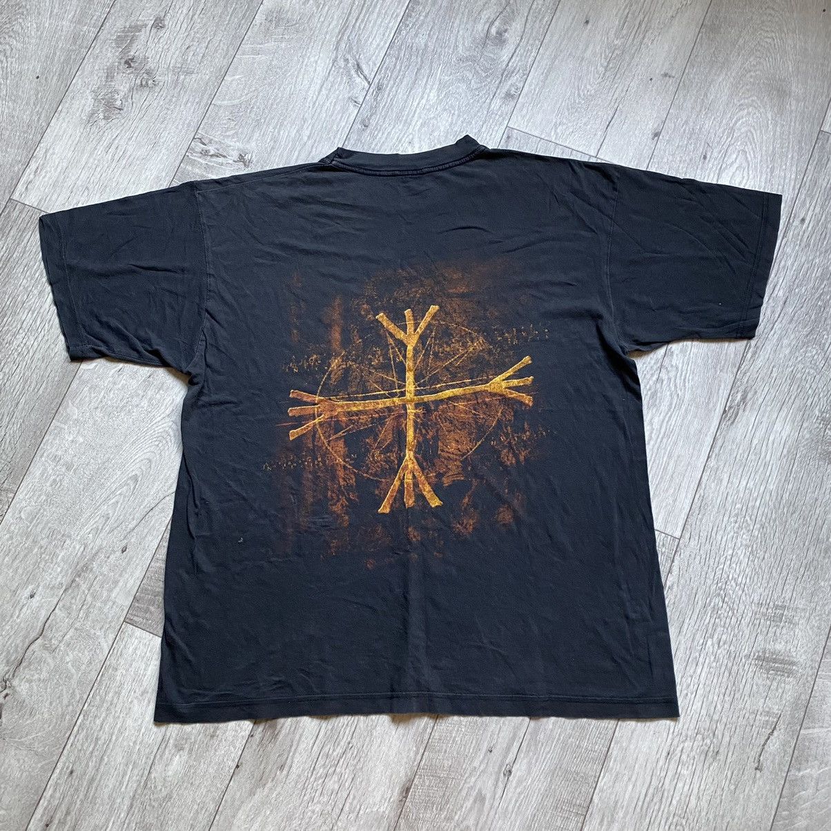 Band Tees VINTAGE THERION METAL BAND 90s FADED T SHIRT Size US XL / EU 56 / 4 - 2 Thumbnail