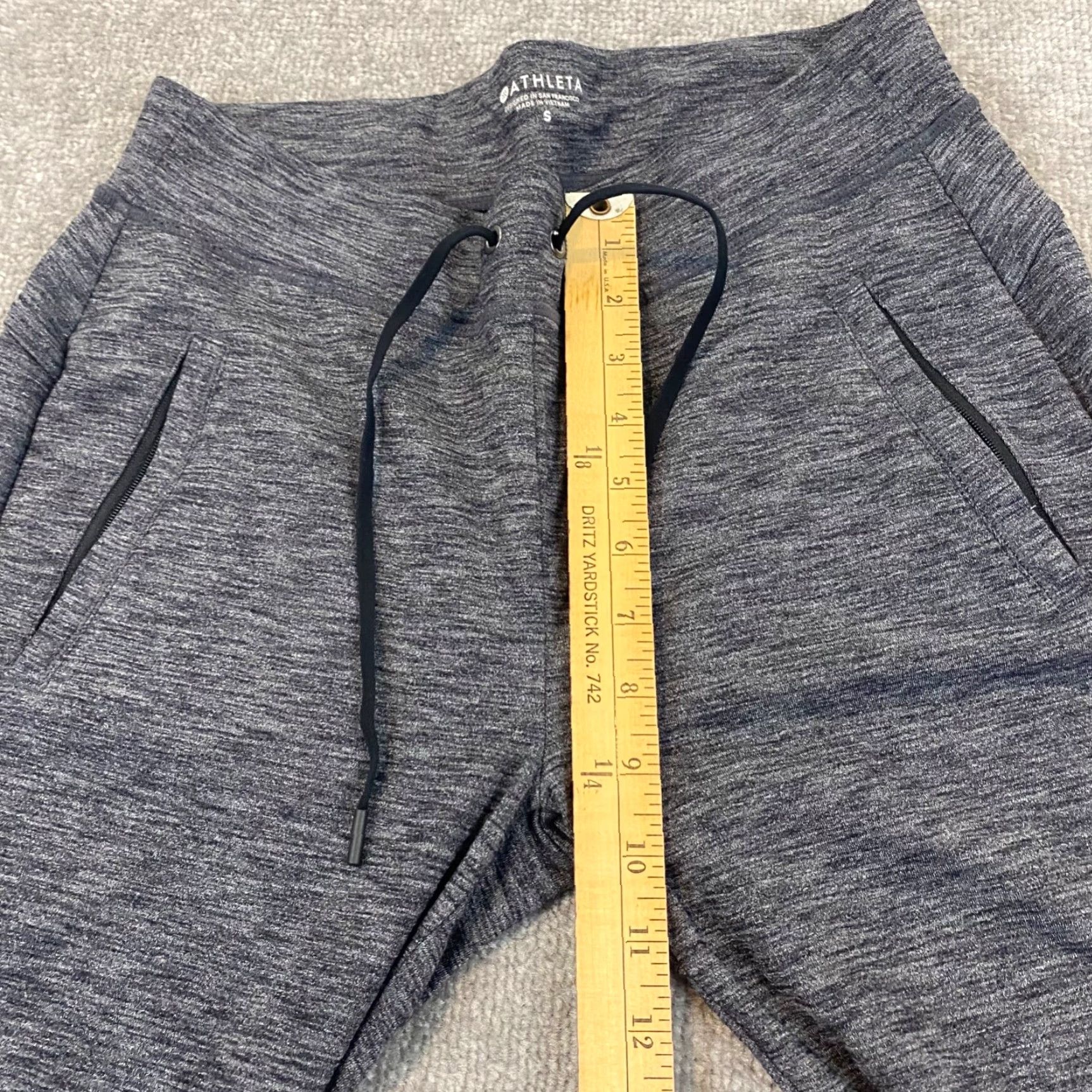 Athleta Athleta Metro Street Jogger Pants Womens Small Heather Gray Ankle Zip Athleisure Size 28" / US 6 / IT 42 - 6 Thumbnail