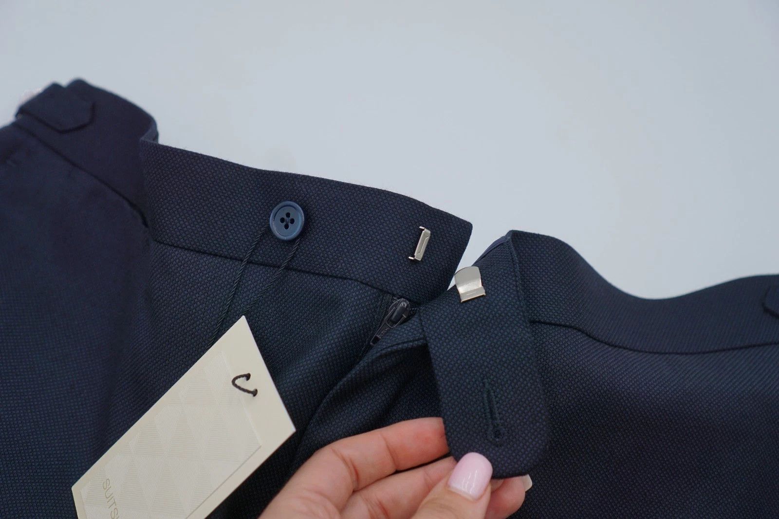 Suitsupply Men Suitsupply Pants Navy Blue Wool Brescia Size UK/US44 Size 44R - 3 Thumbnail