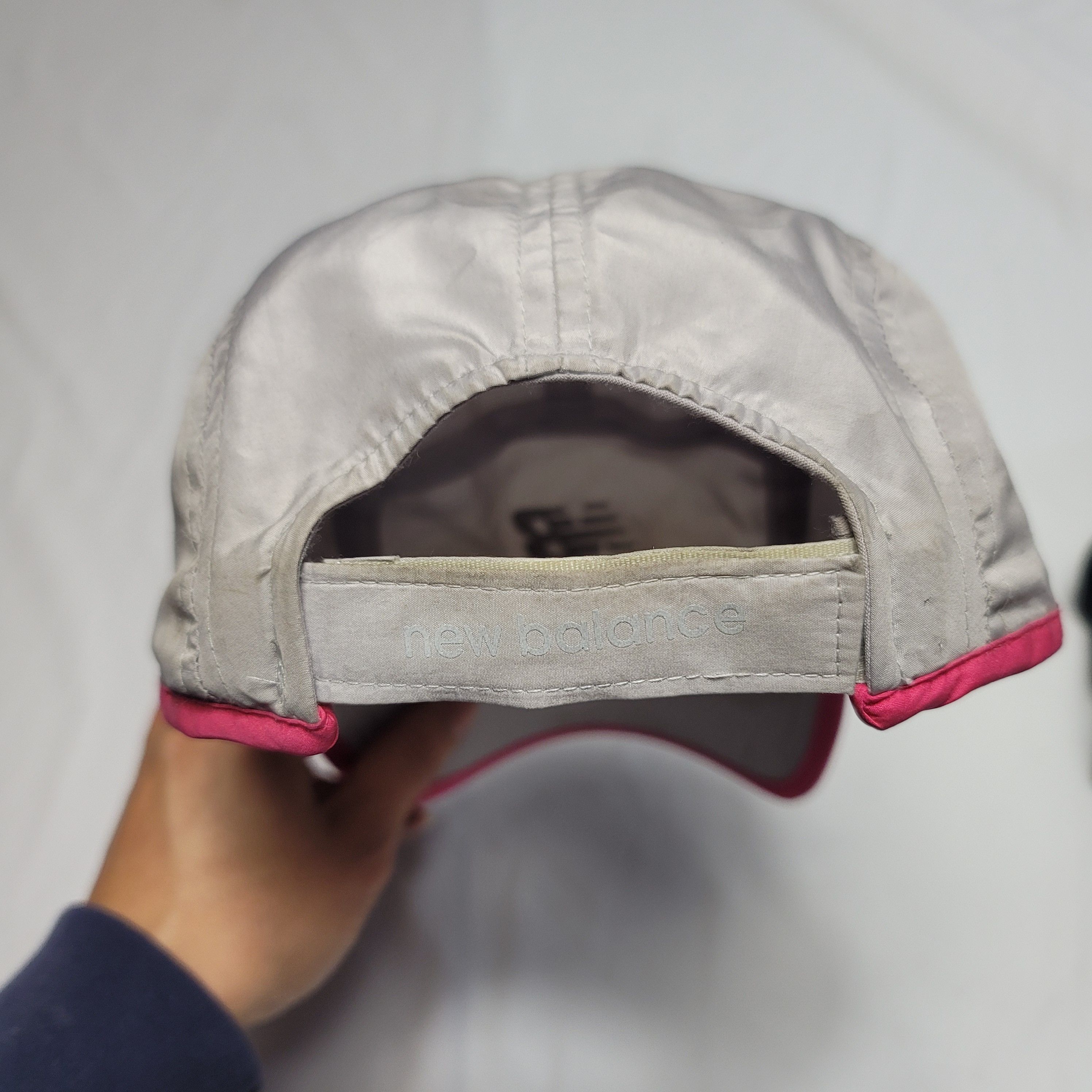 New Balance New Balance Reflective Grey & Pink Cap Size ONE SIZE - 5 Thumbnail
