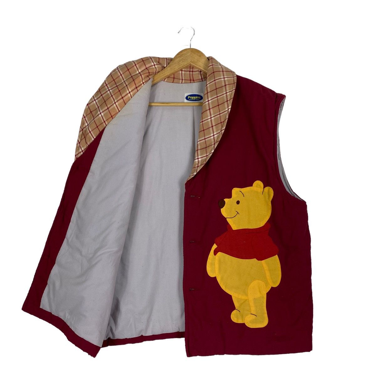 Japanese Brand Vintage 90s Pooh Big Logo Vest Size US M / EU 48-50 / 2 - 7 Thumbnail