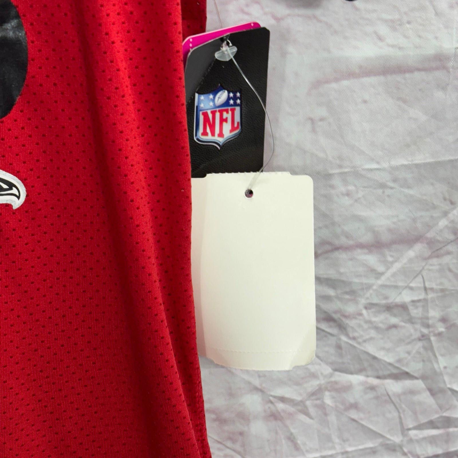 NFL Atlanta Falcons Girls' XL Red Jersey by NFL Team Apparel NWT Size XL / US 12-14 / IT 48-50 - 3 Thumbnail