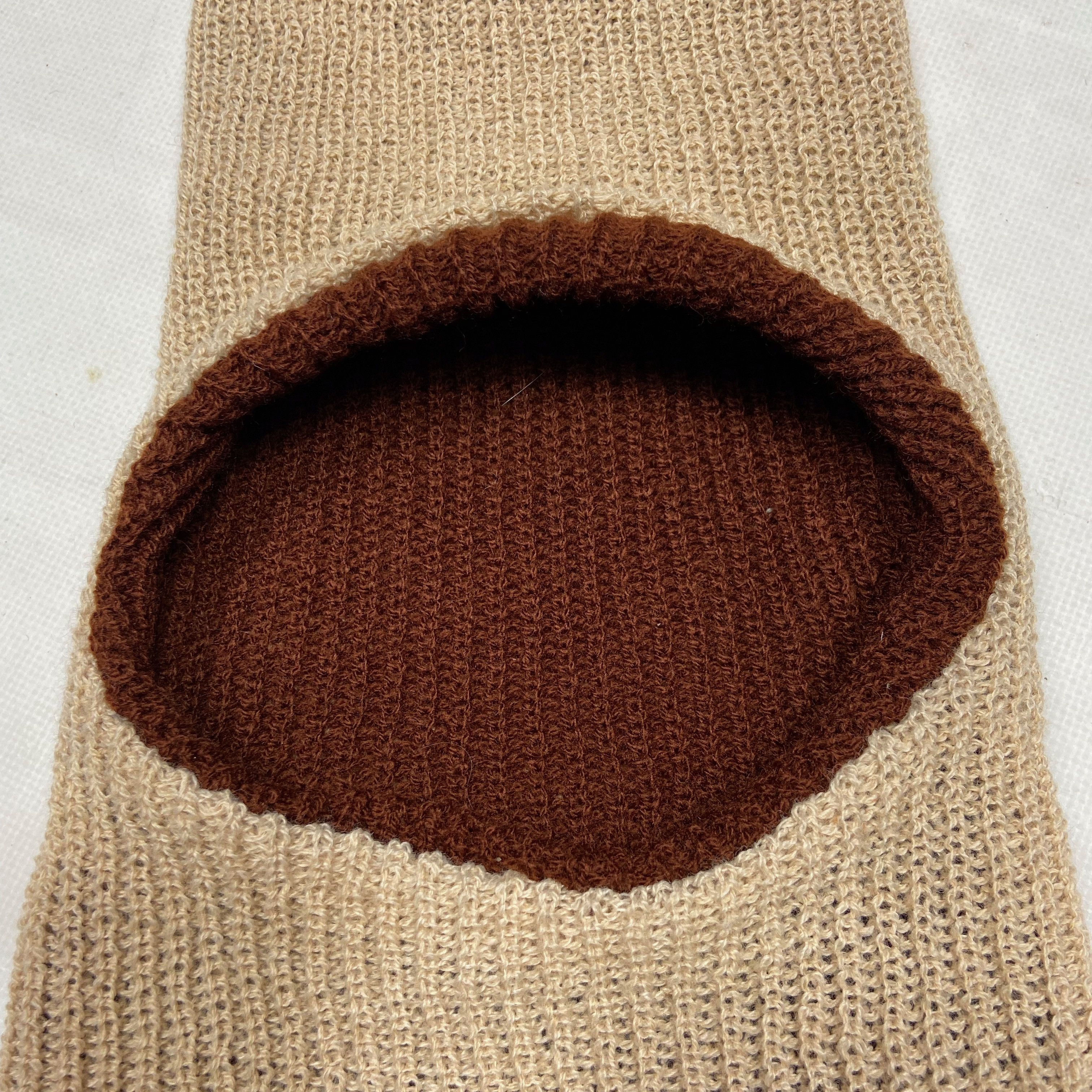 Vintage REVERSIBLE RARE VINTAGE KNITTED WOOL BALACLAVA MASK - № 4136 Size ONE SIZE - 4 Thumbnail