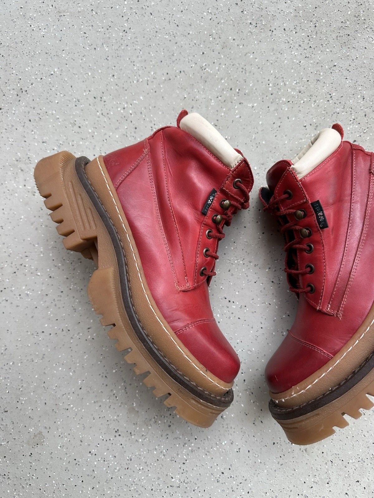 Vintage DDP Vintage Kowalski platform boots festival Chunky y2k Size US 8 / IT 38 - 19 Thumbnail